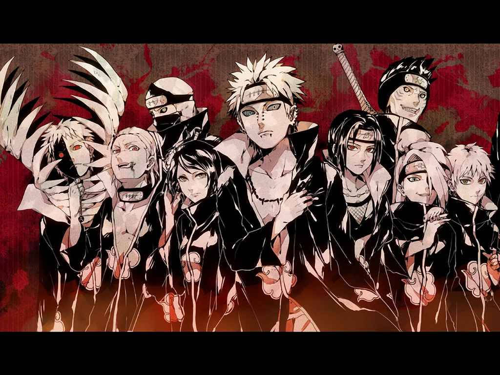 Naruto Akatsuki Genial Fondos de pantalla