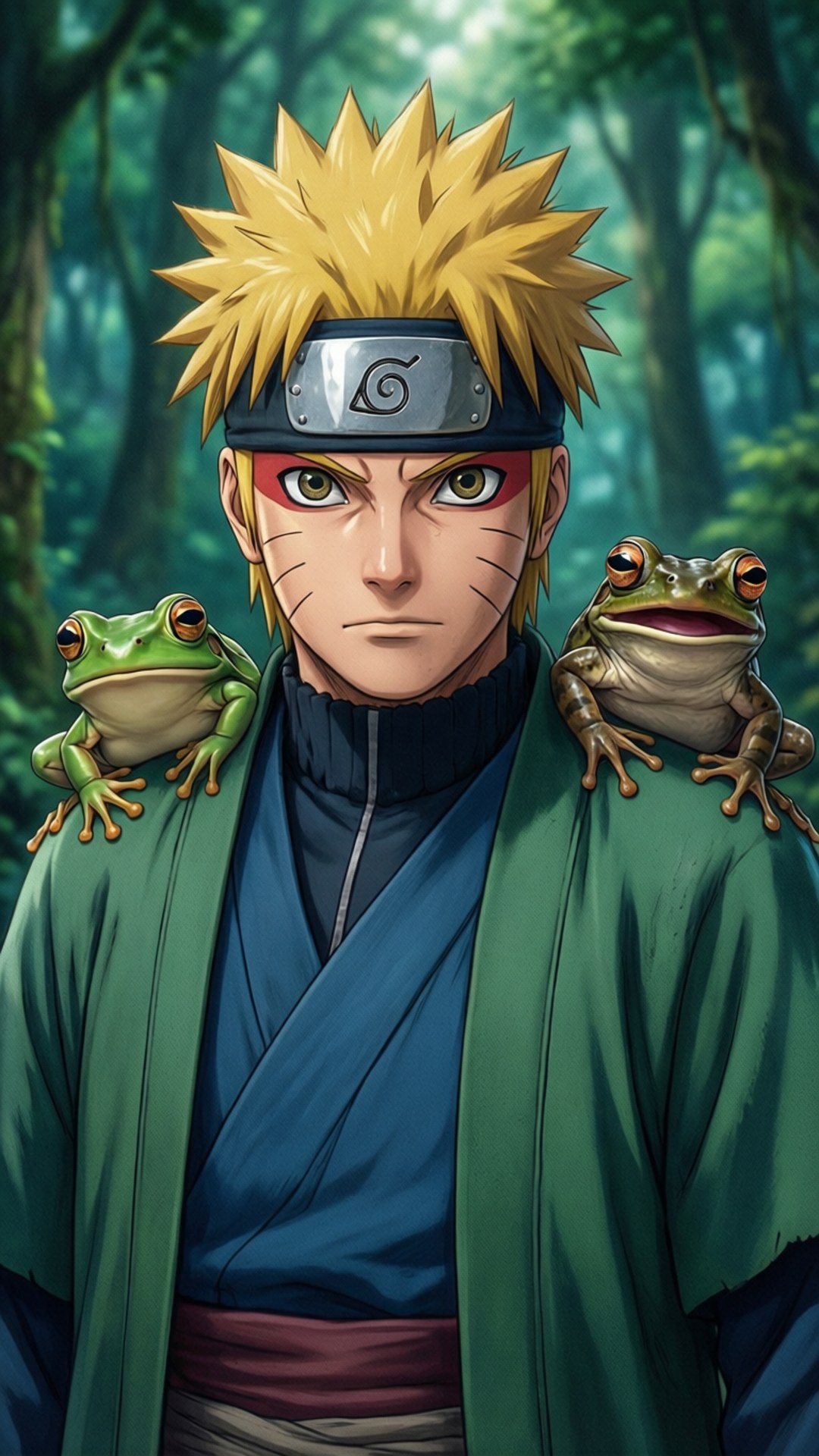 Naruto con Sapos Fondos de pantalla