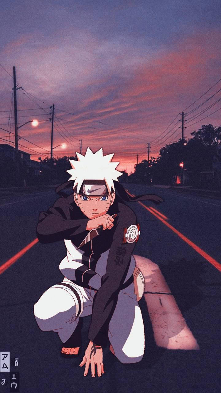 Naruto en calle vacía estética Fondos de pantalla