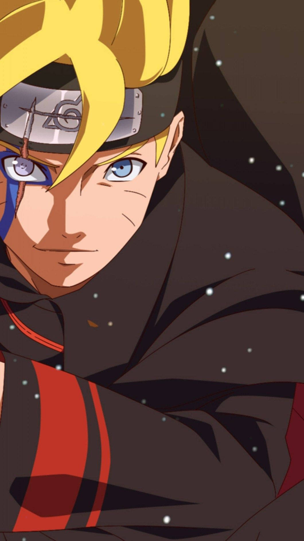 Naruto en Movimiento con Ojos Azules y Púrpura Fondos de pantalla