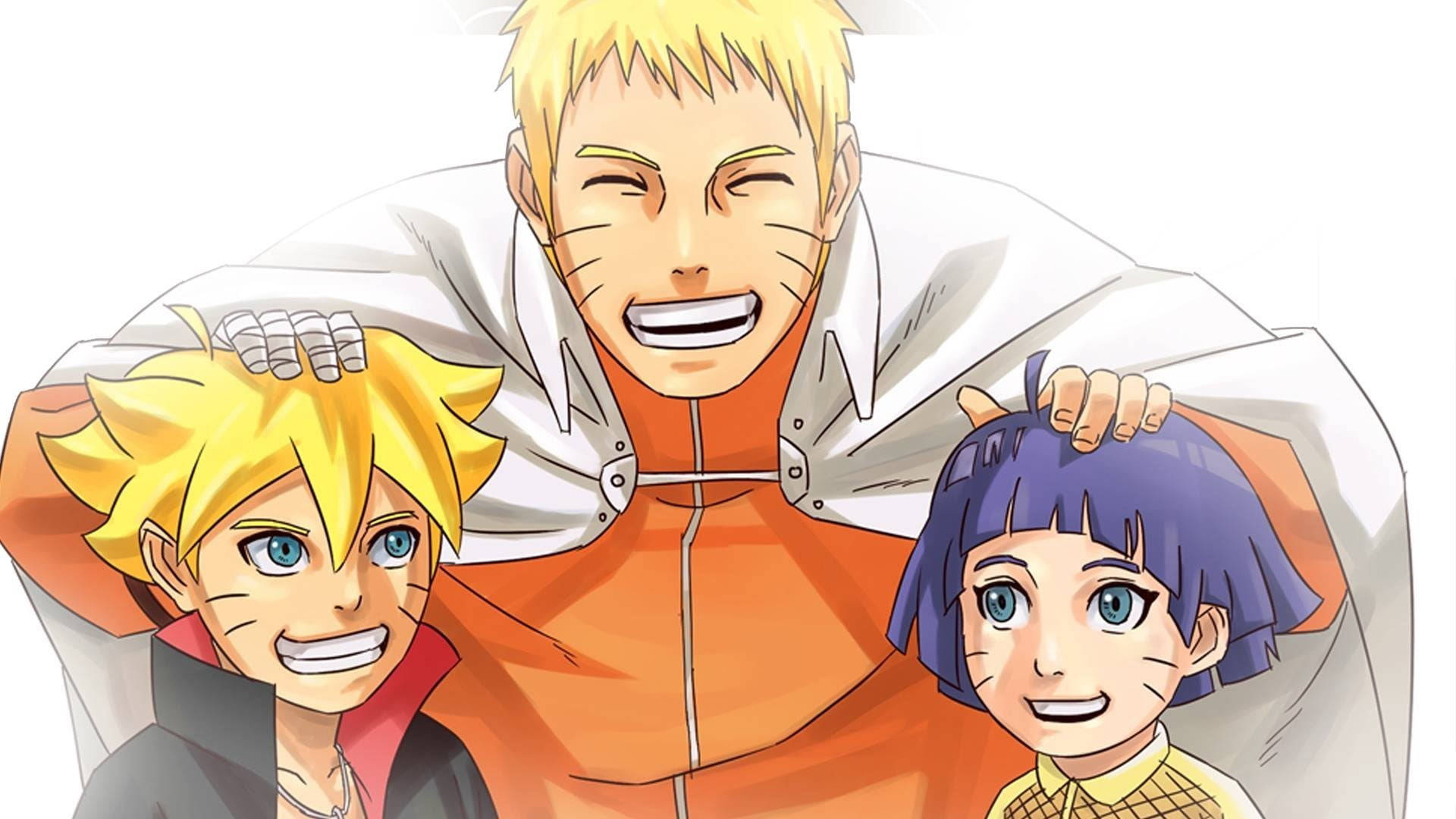 Naruto en vivo con Boruto y Himawari Fondos de pantalla