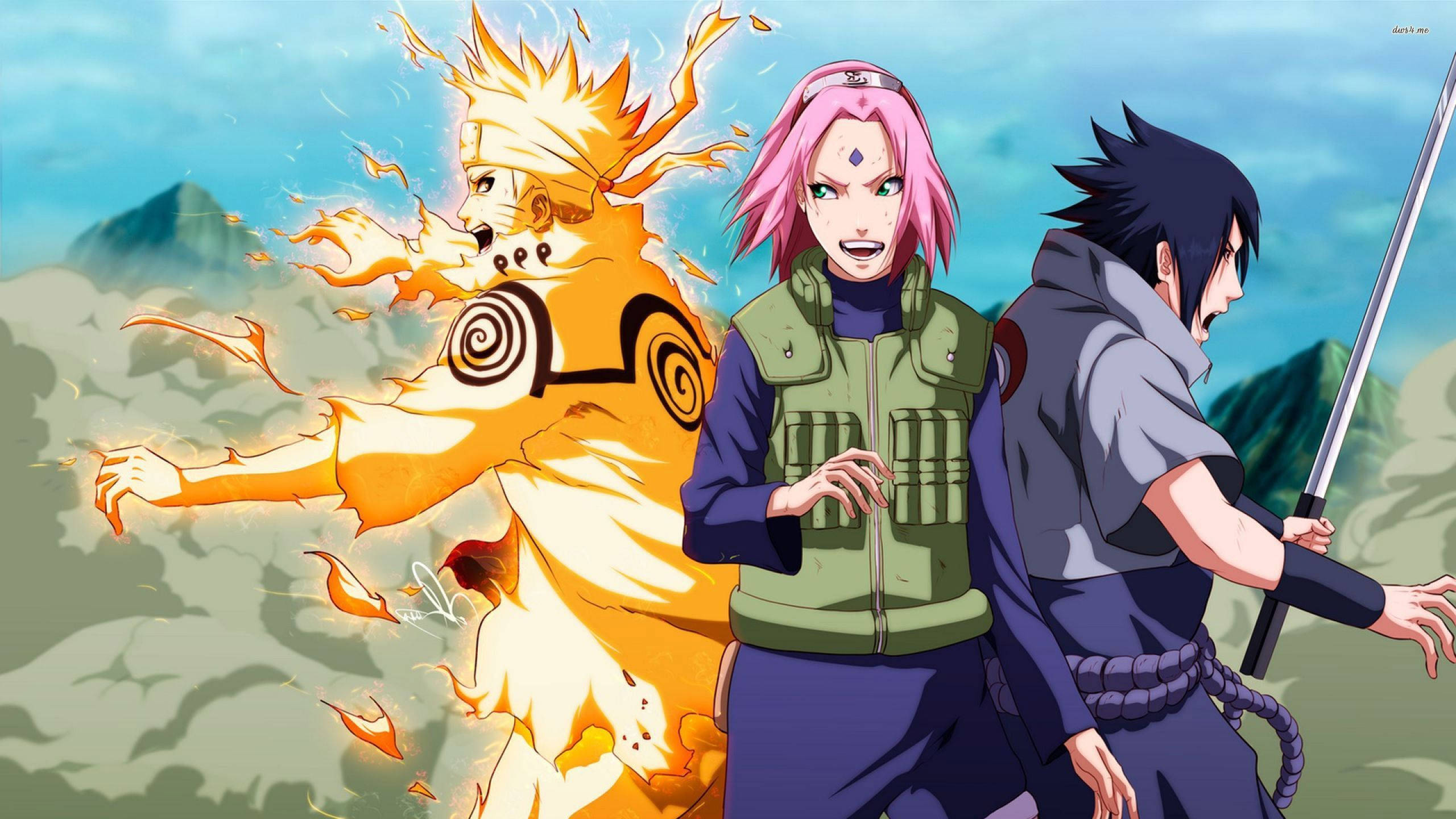 Naruto en Vivo Equipo 7 Fondos de pantalla
