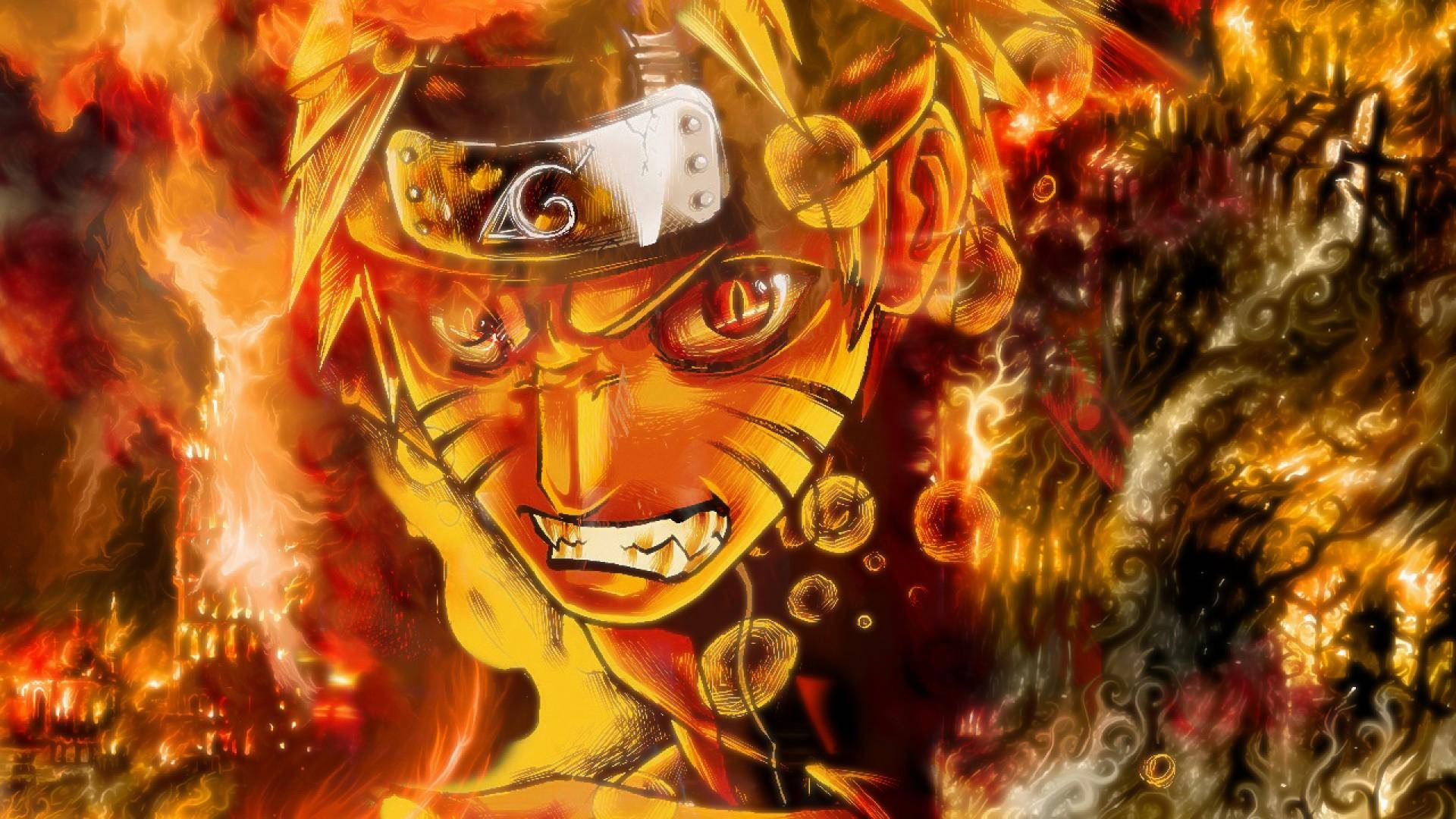 Naruto en Vivo: Naruto Ardiente Fondos de pantalla
