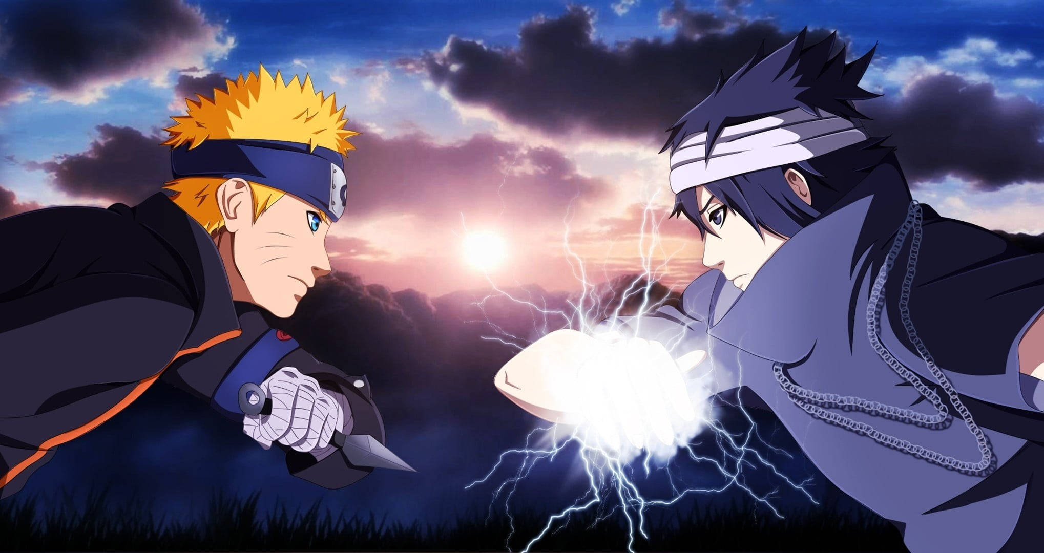 Naruto en Vivo: Naruto y Sasuke Pelean Cara a Cara Fondos de pantalla