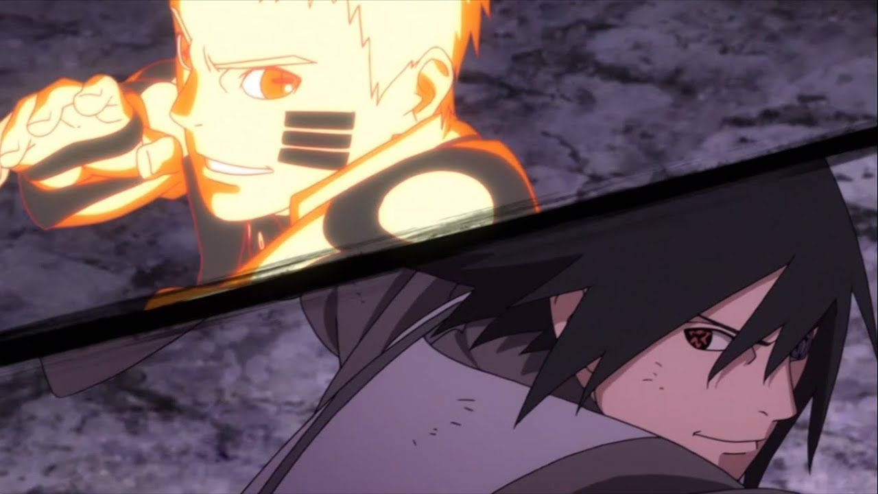 Naruto en vivo pelea de Sasuke en pantalla dividida Fondos de pantalla