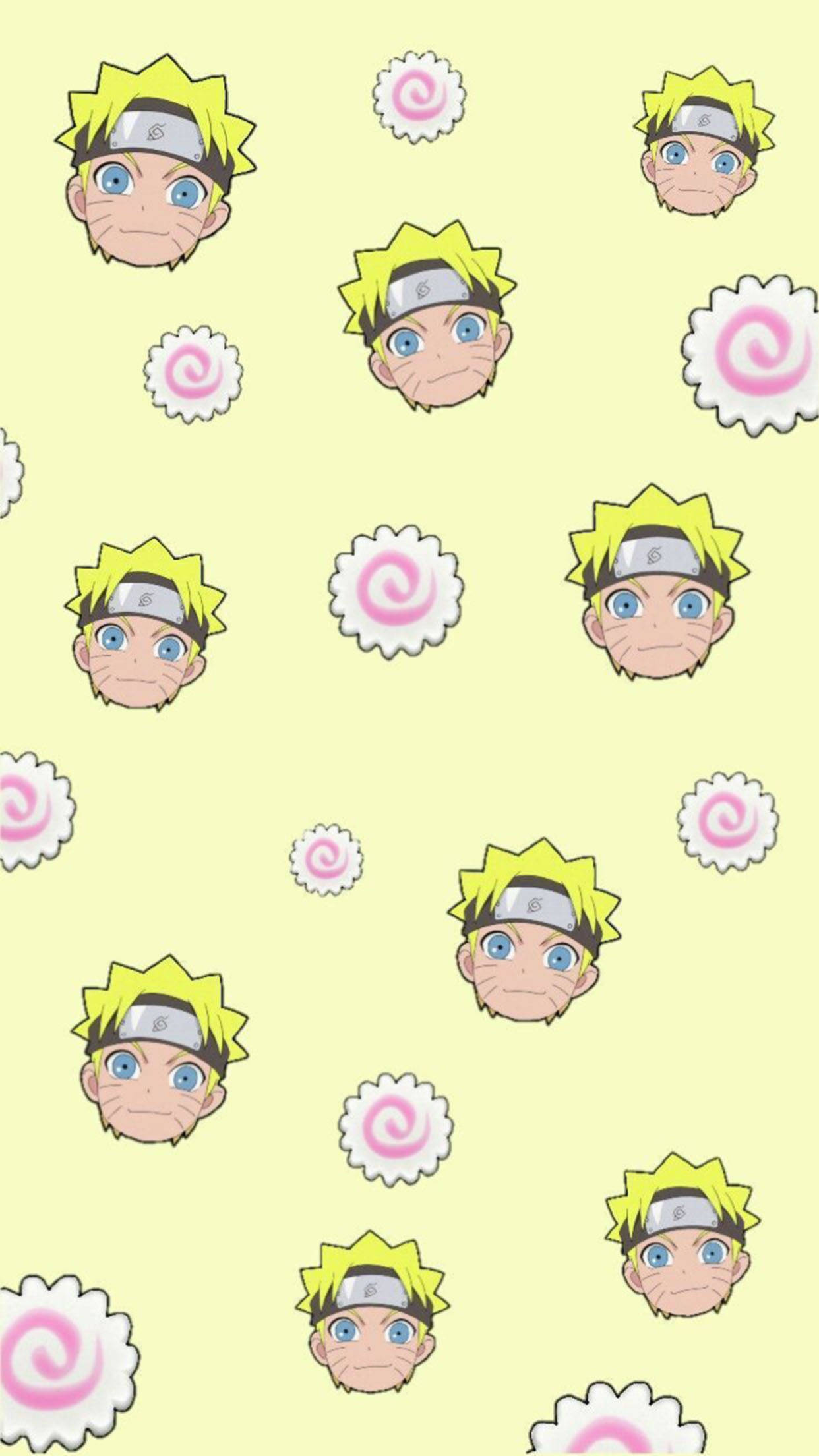 Naruto lindo y pasteles de pescado Fondos de pantalla