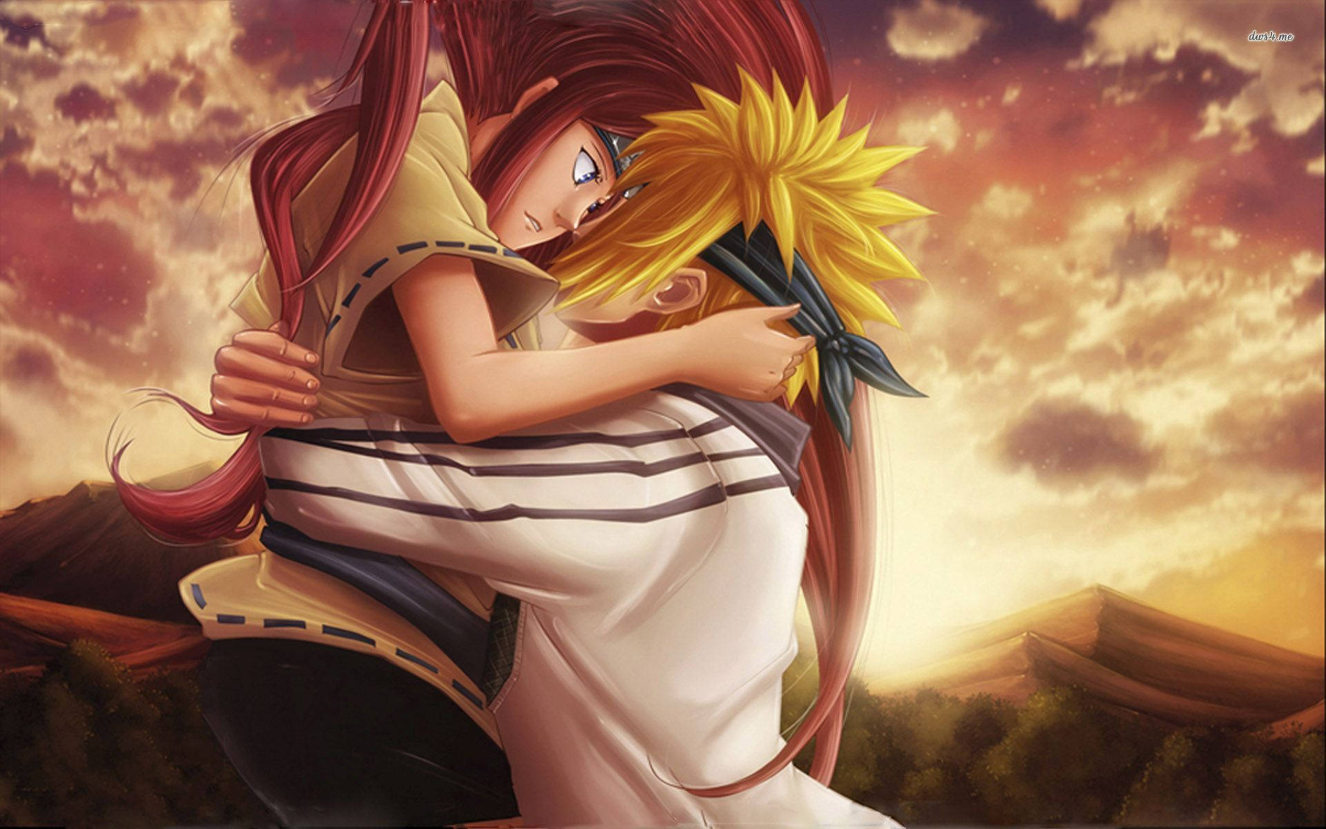 Naruto Minato y Kushina Geniales