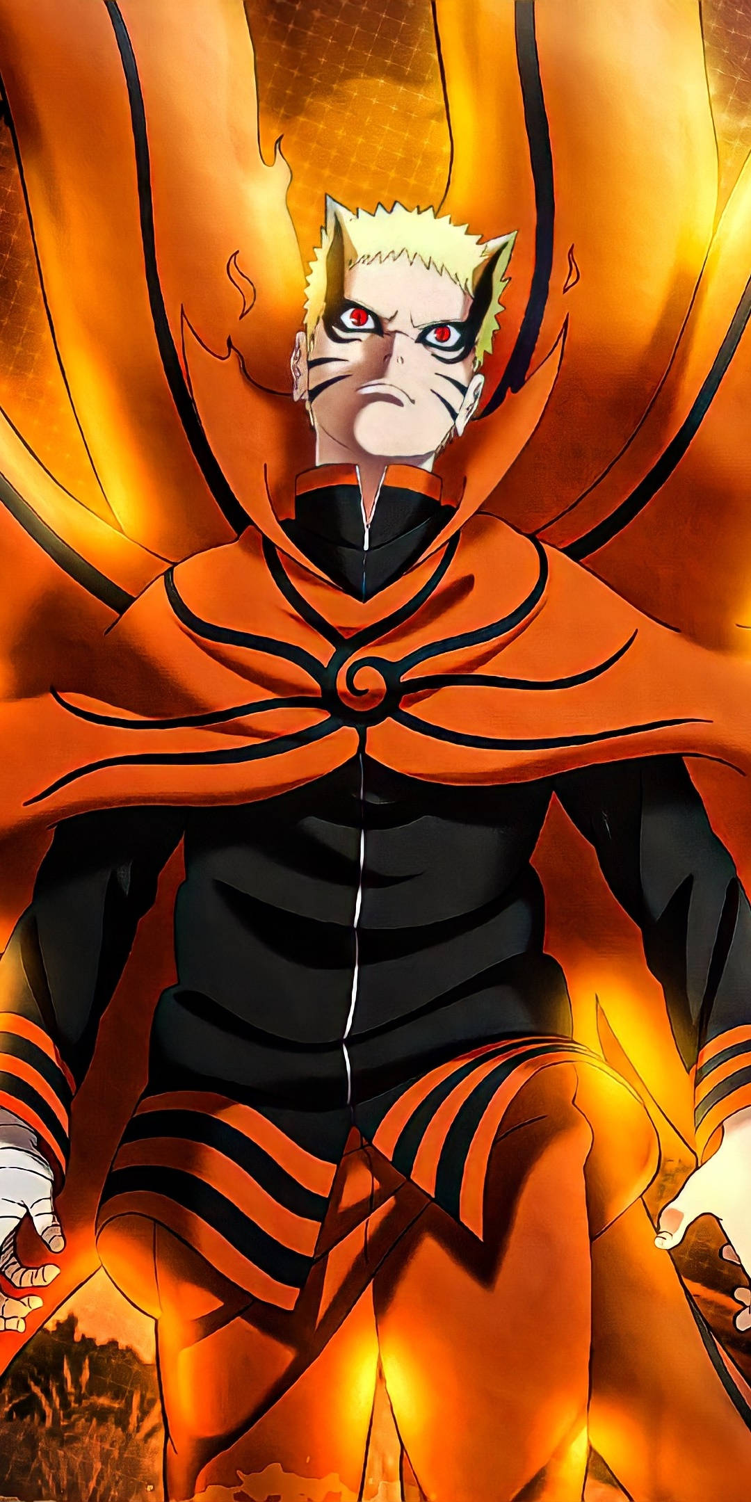 Naruto Modo Barión Expresión Serena Fondos de pantalla