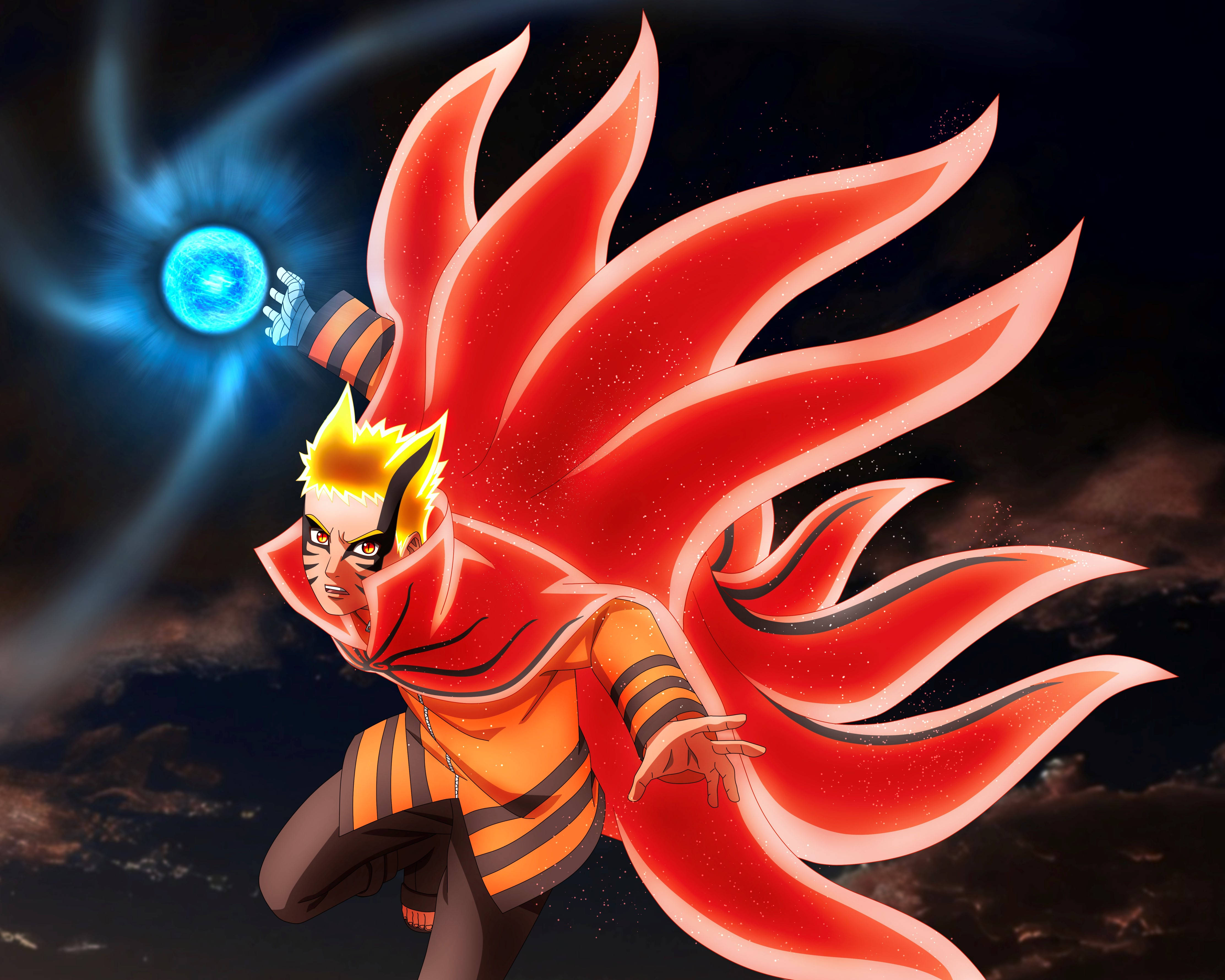 Naruto Modo Barión Rasengan Fondos de pantalla