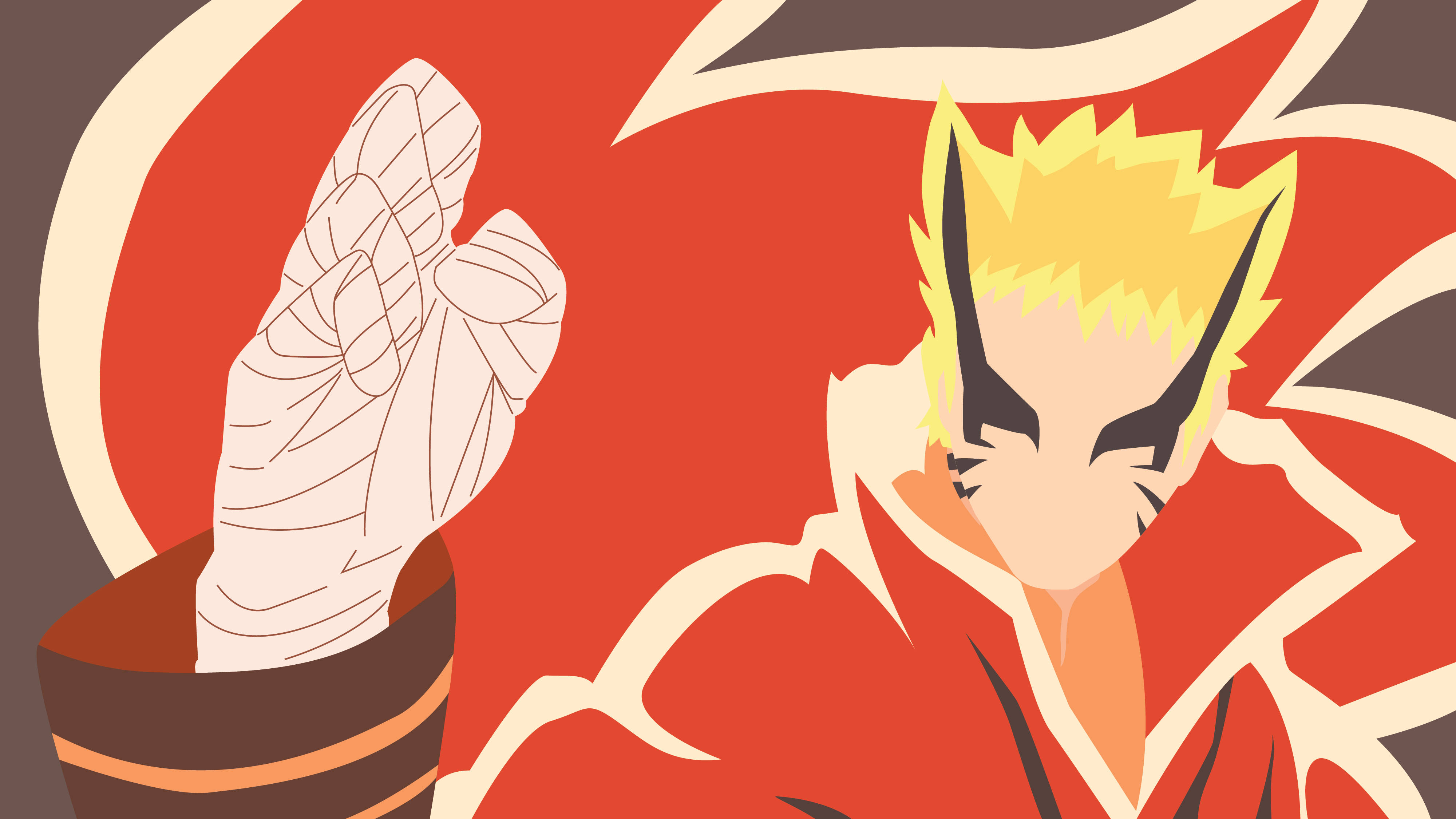Naruto Modo Barión Arte Vectorial Fondos de pantalla