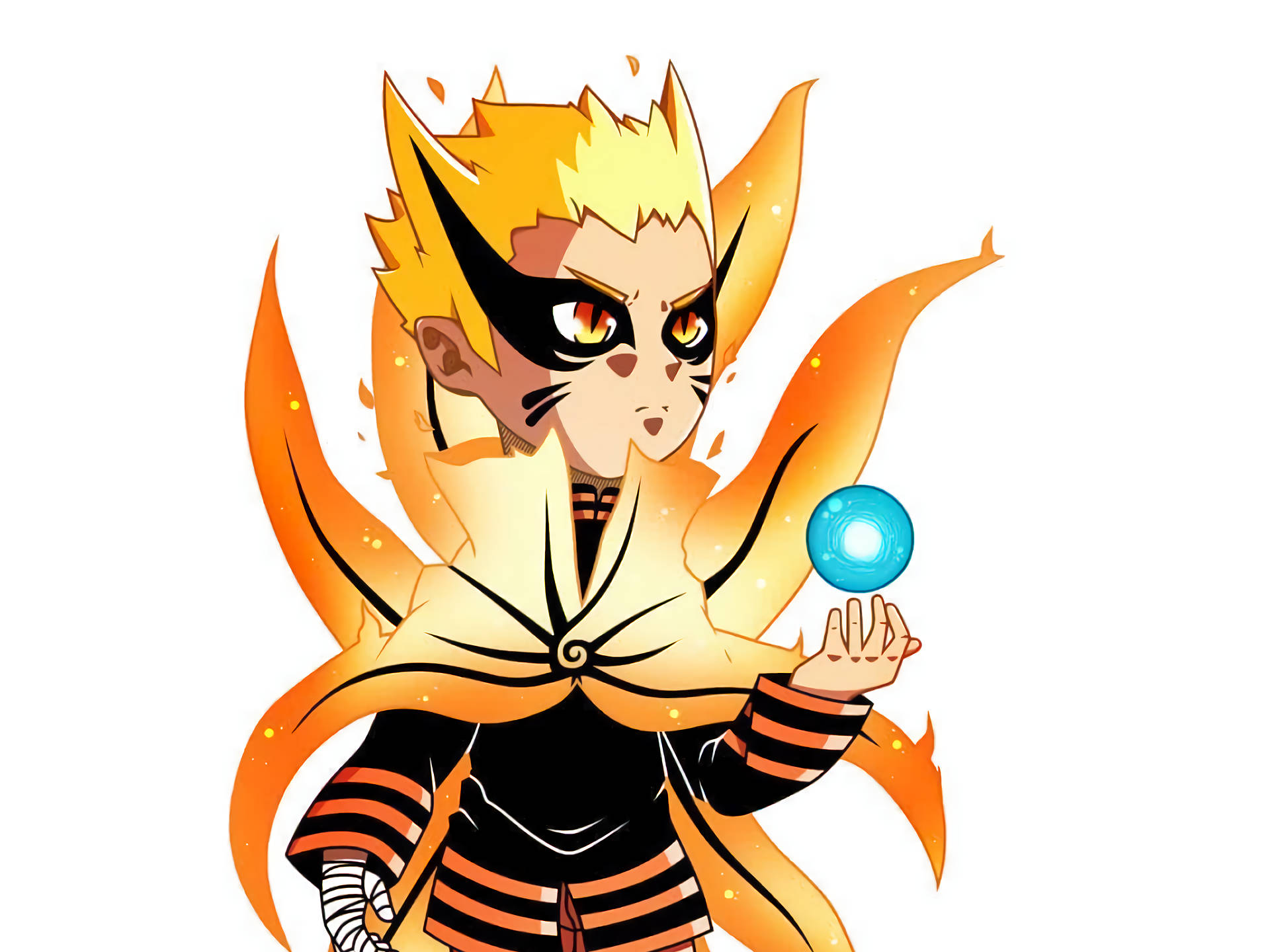 Naruto Modo Barión Chibi Fondos de pantalla