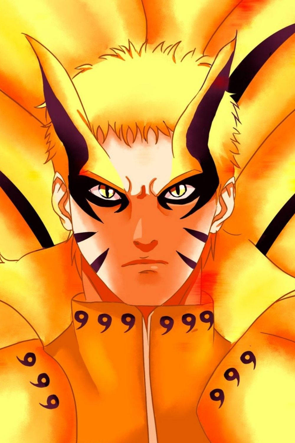 Naruto Modo Barión Feroz Fondos de pantalla