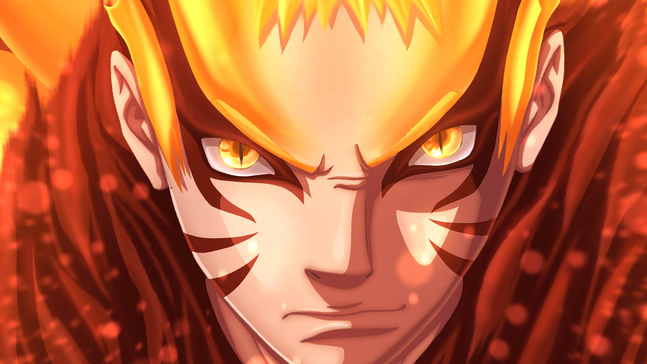 Naruto Modo Barión Ojos Ardientes Fondos de pantalla