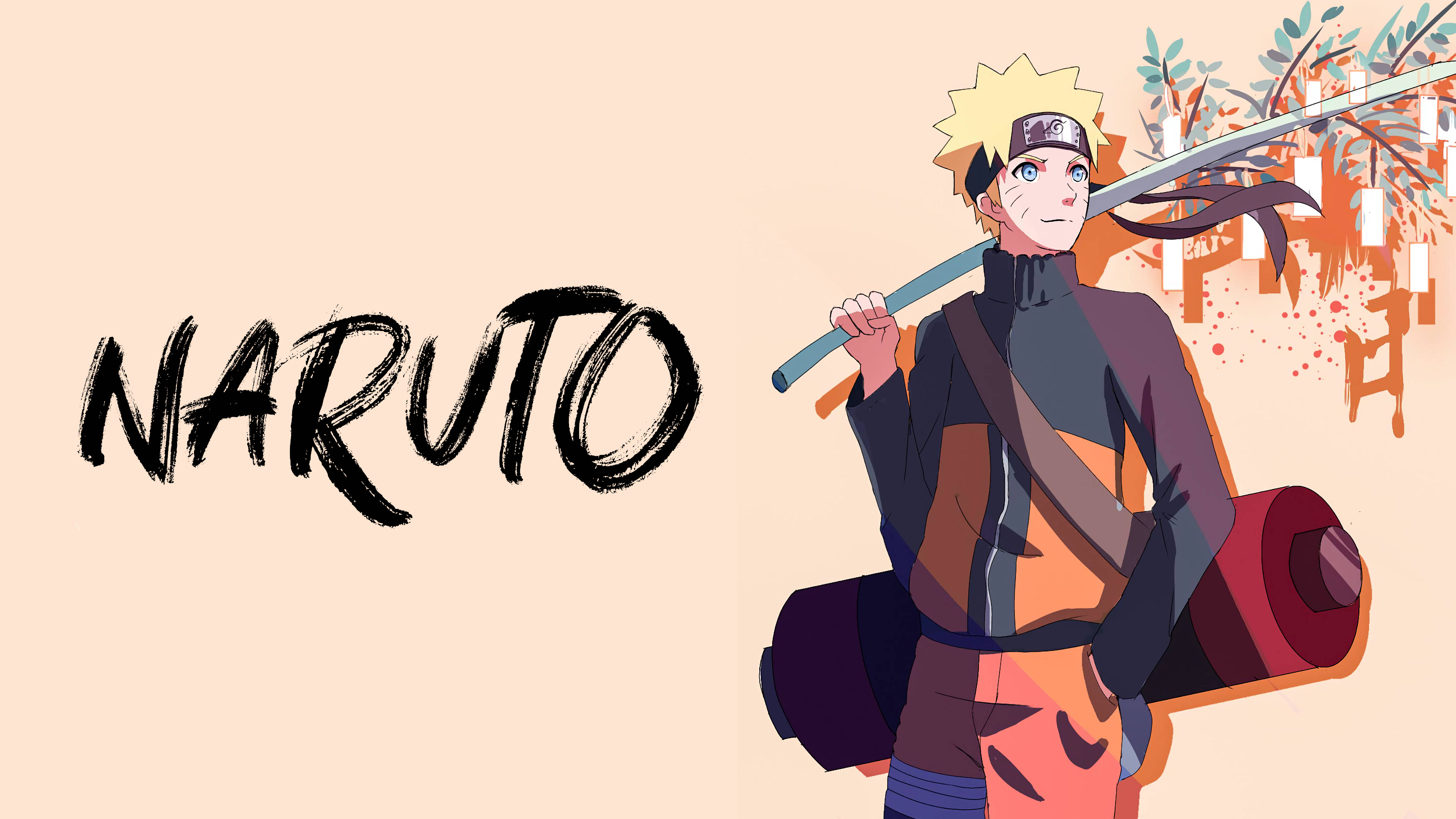 Naruto Naranja en 4K Ultra HD Fondos de pantalla