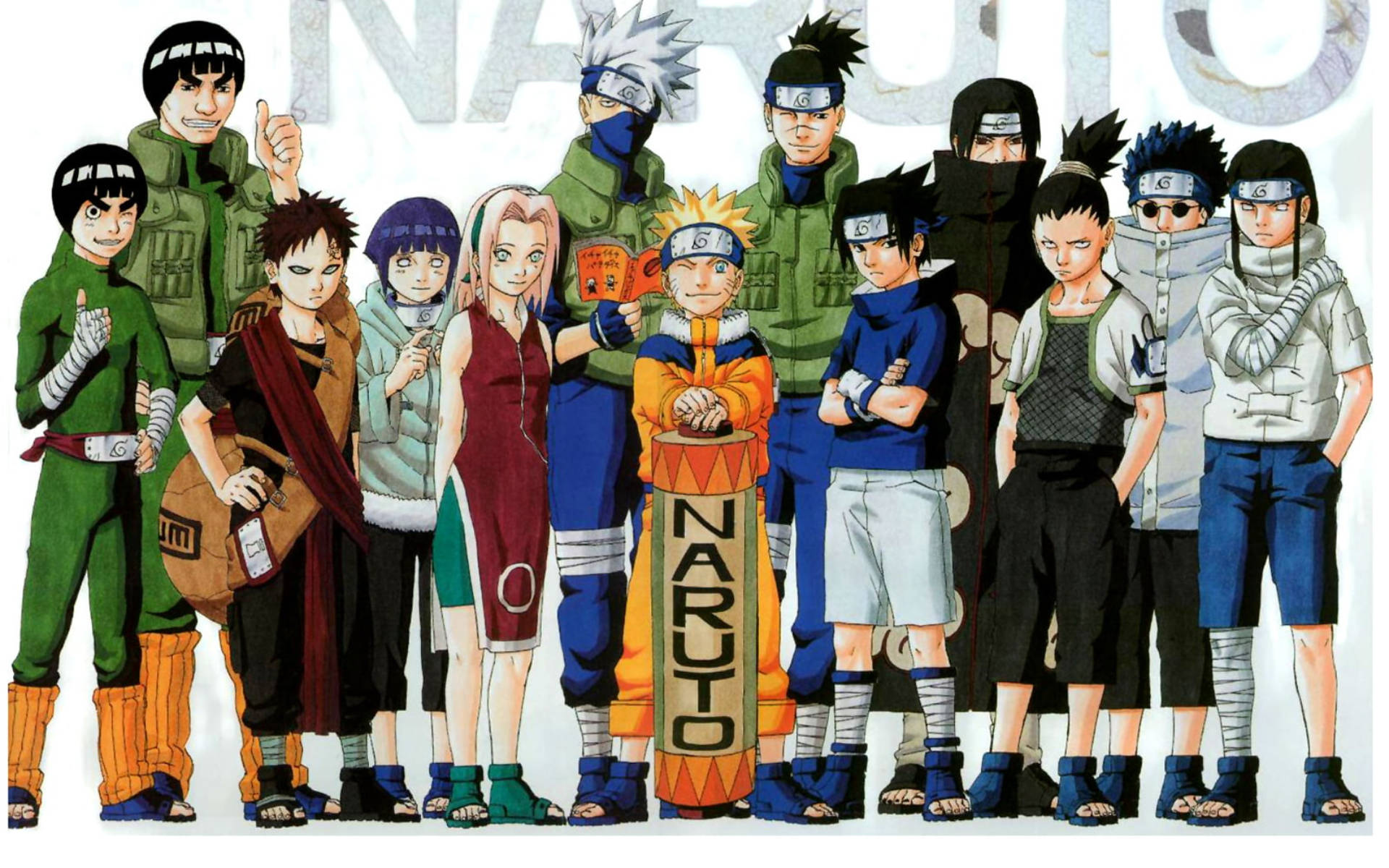 Naruto Personajes Maestros y Alumnos Fondos de pantalla