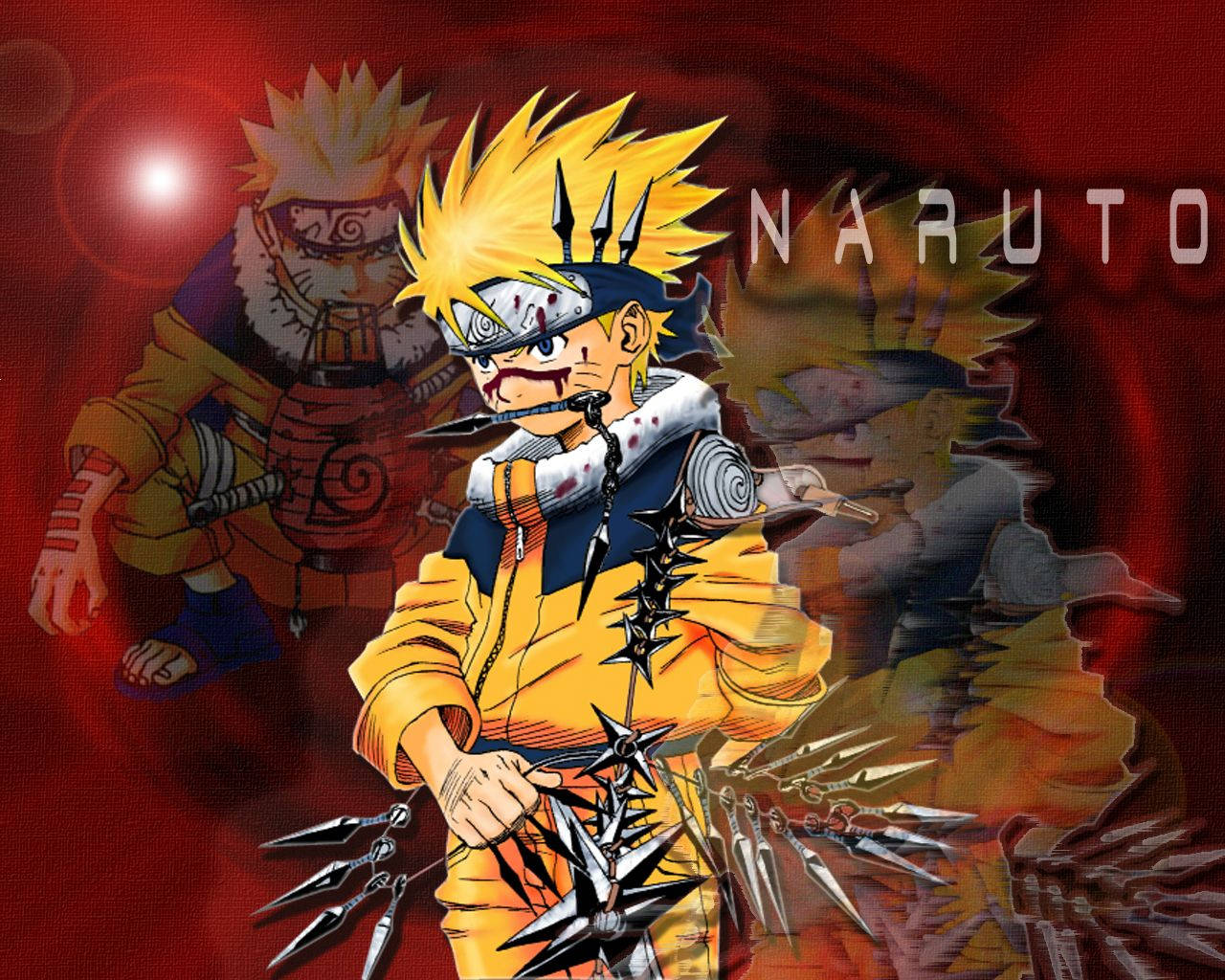 Naruto Rojo Estético Genial
