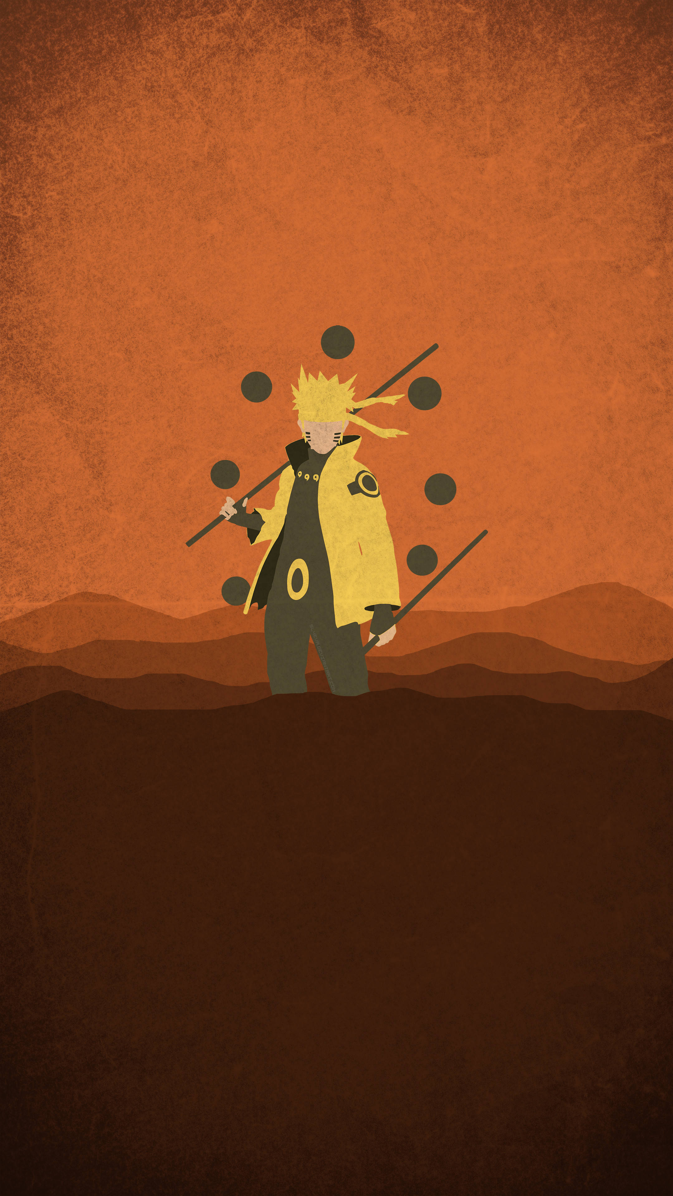 Naruto Teléfono Naruto Seis Caminos Fondos de pantalla