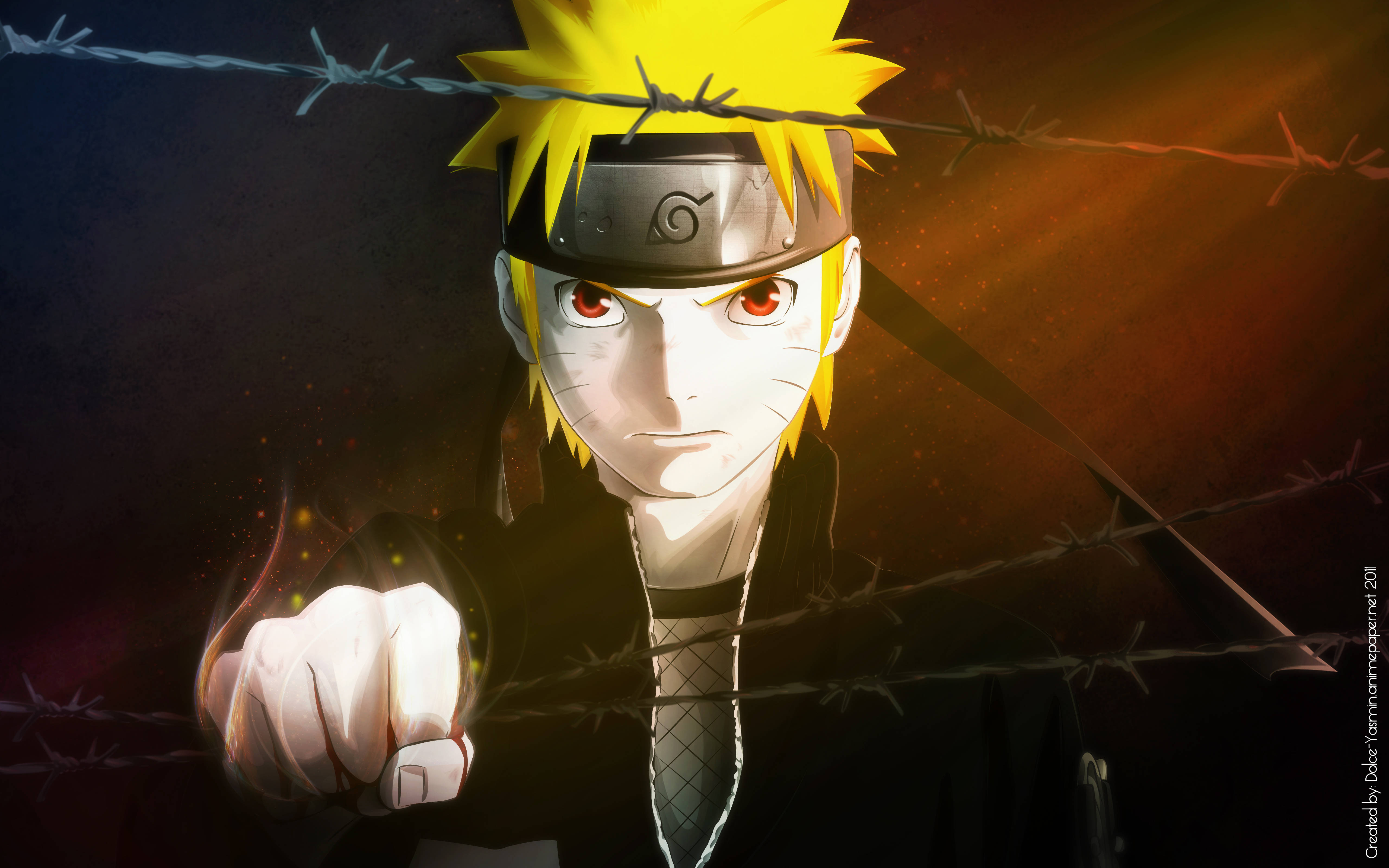 Naruto Uzumaki Alambre de Púas Fondos de pantalla