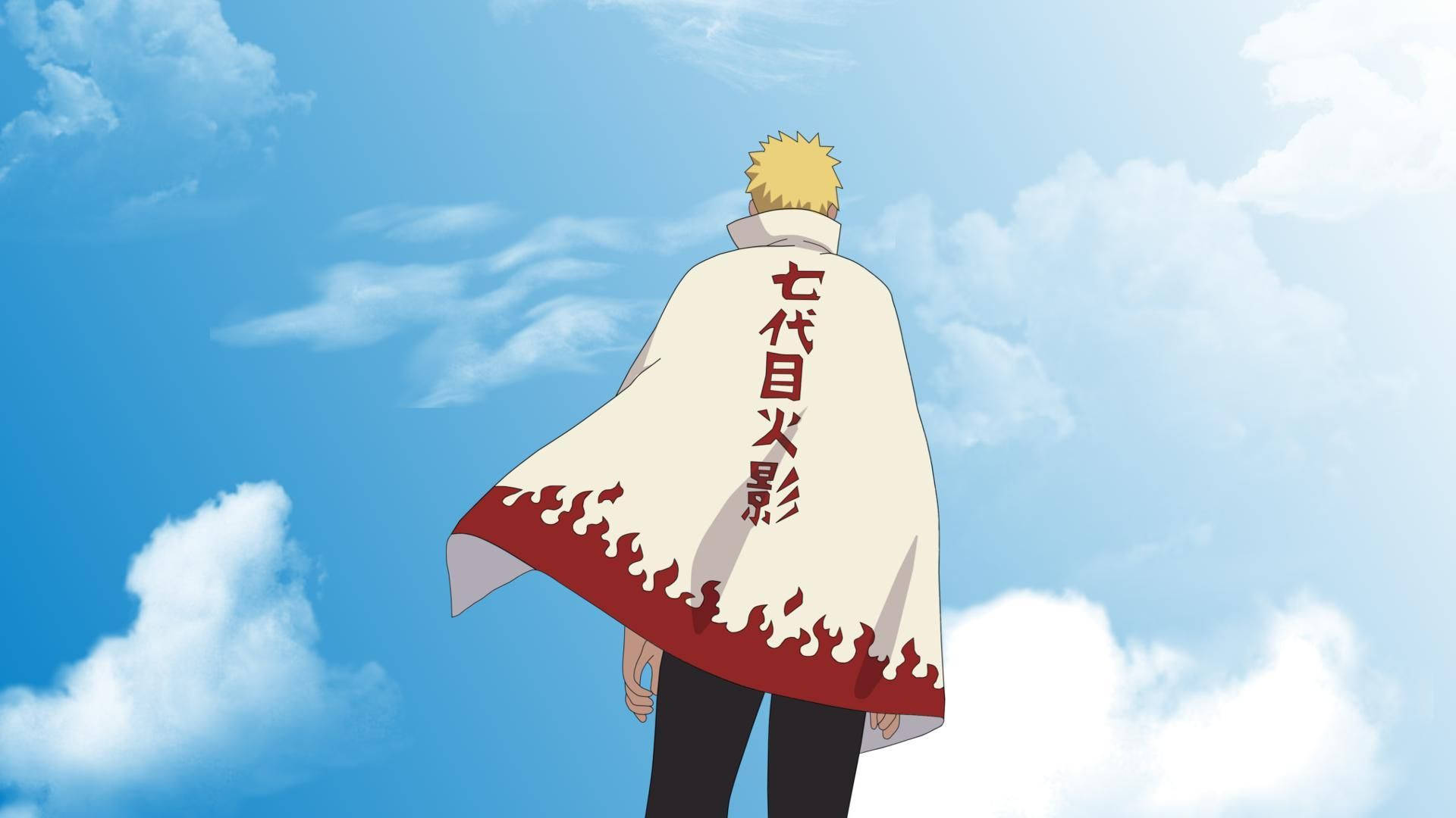 Naruto Uzumaki con atuendo de Hokage Fondos de pantalla