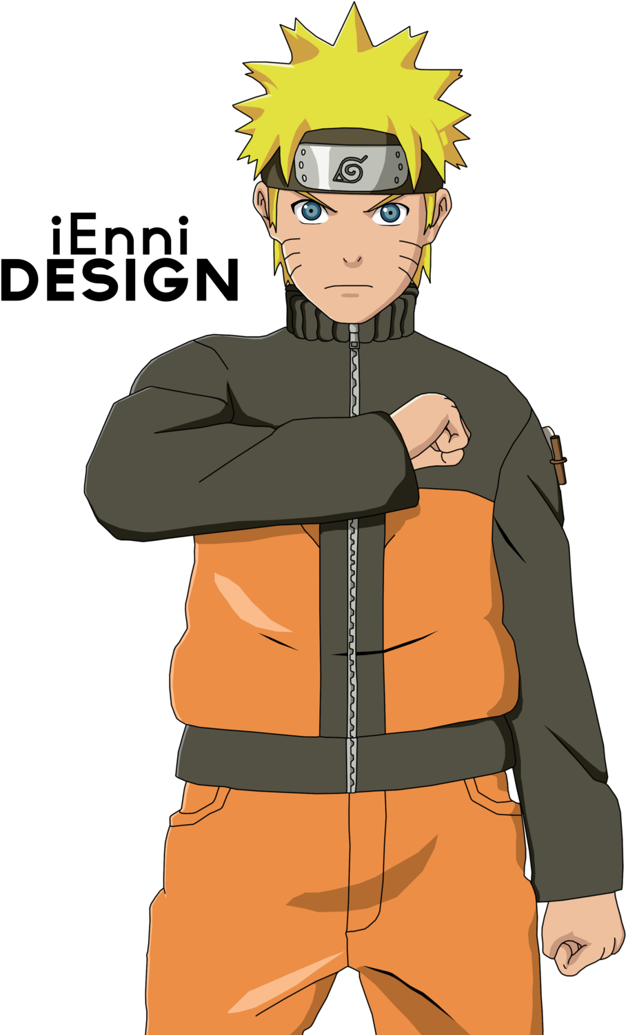 Naruto Uzumaki en pose de pie Fondos de pantalla