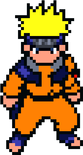 Naruto Uzumaki pixelado Fondos de pantalla