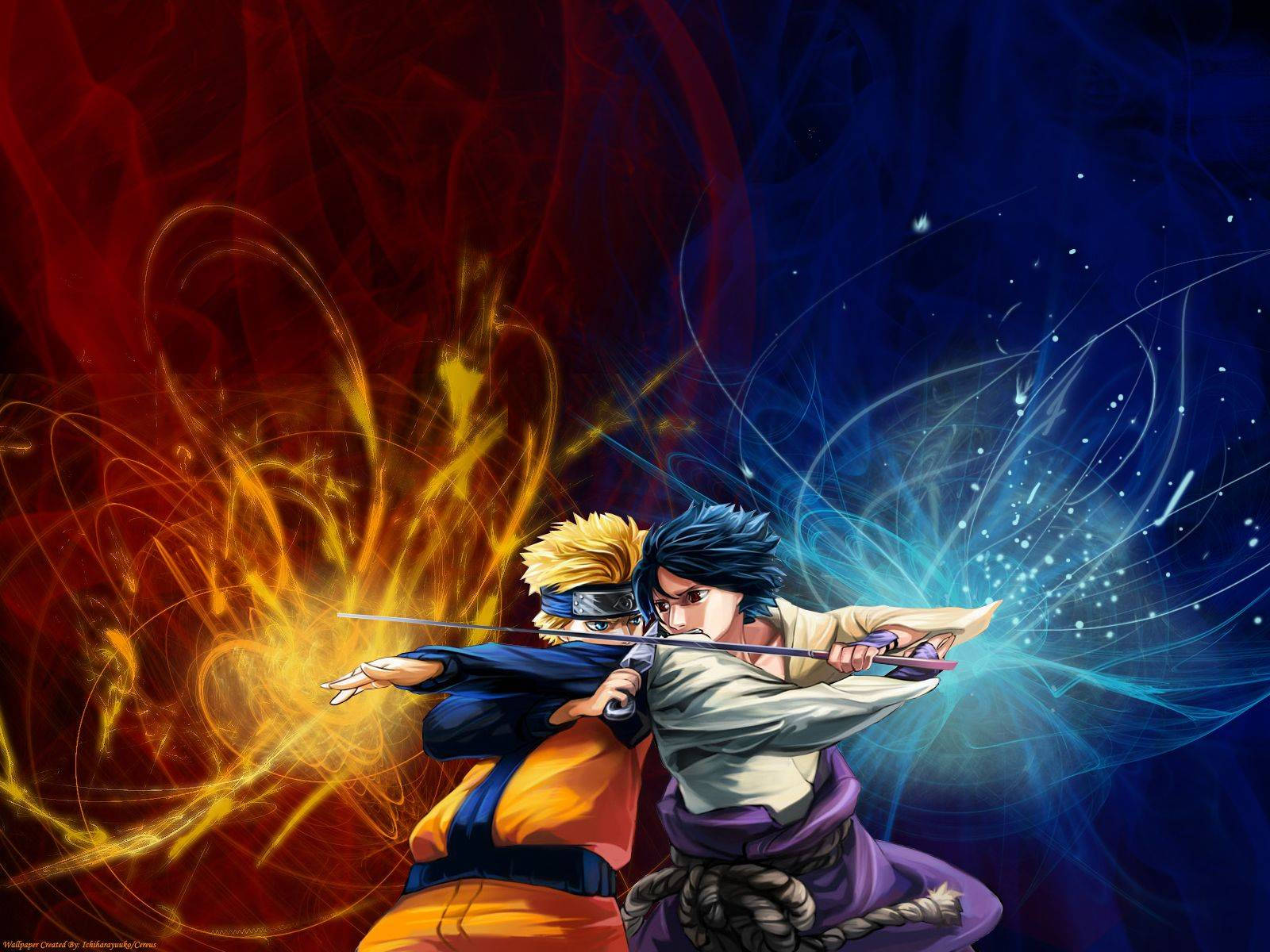 Naruto vs Sasuke épico Fondos de pantalla