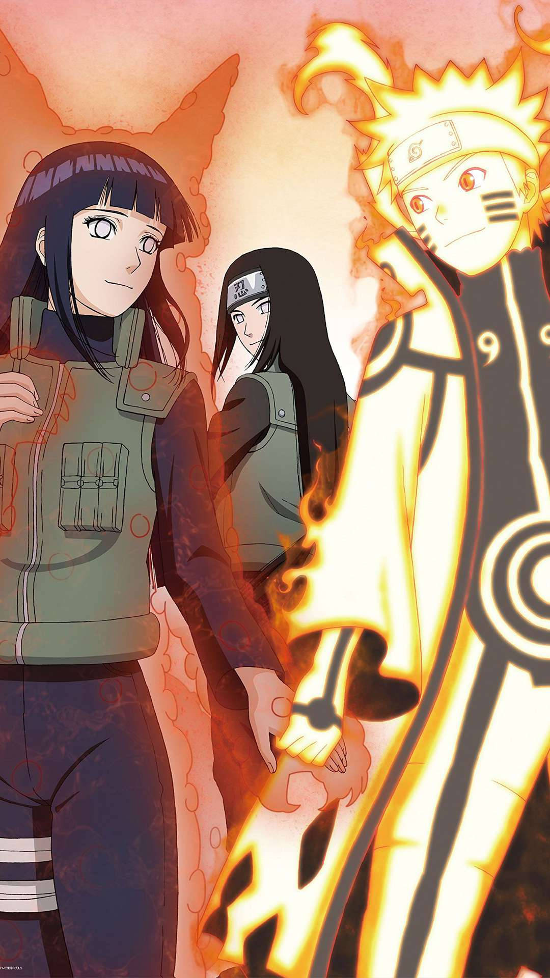 Naruto y Hinata con Neji Fondos de pantalla