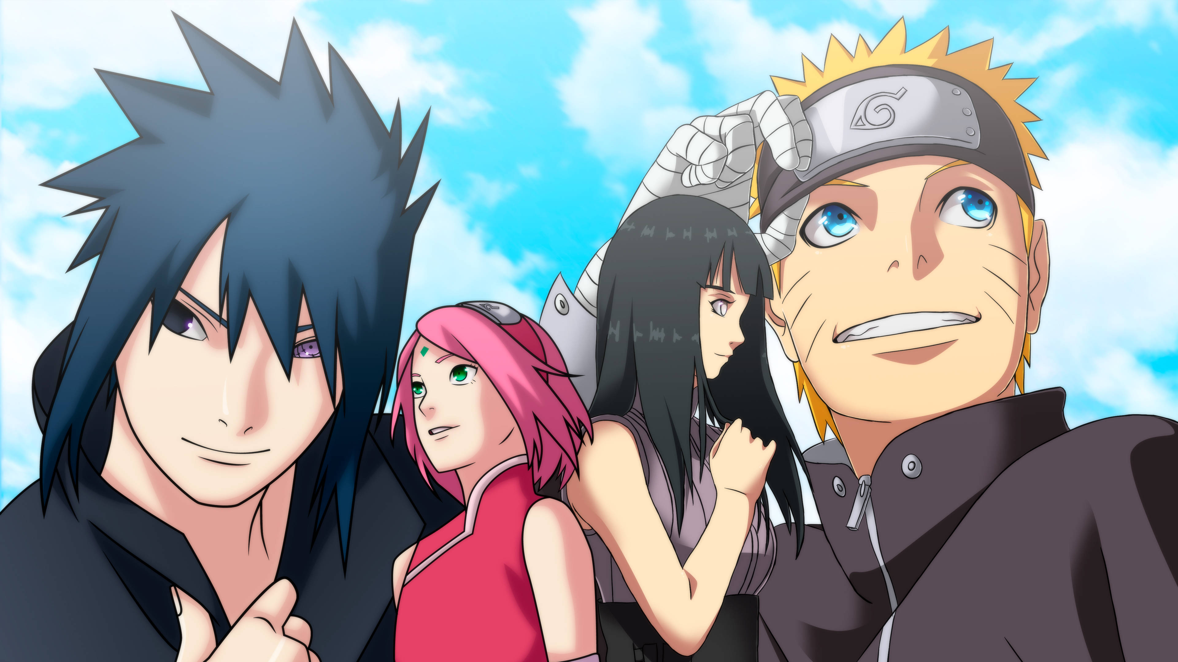 Naruto y Hinata con SasuSaku Fondos de pantalla