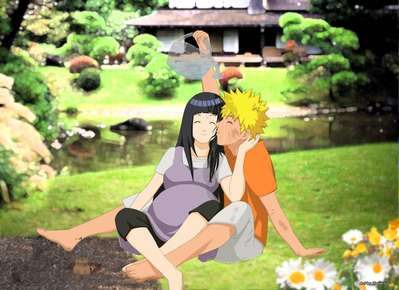 Naruto y Hinata embarazada Fondos de pantalla