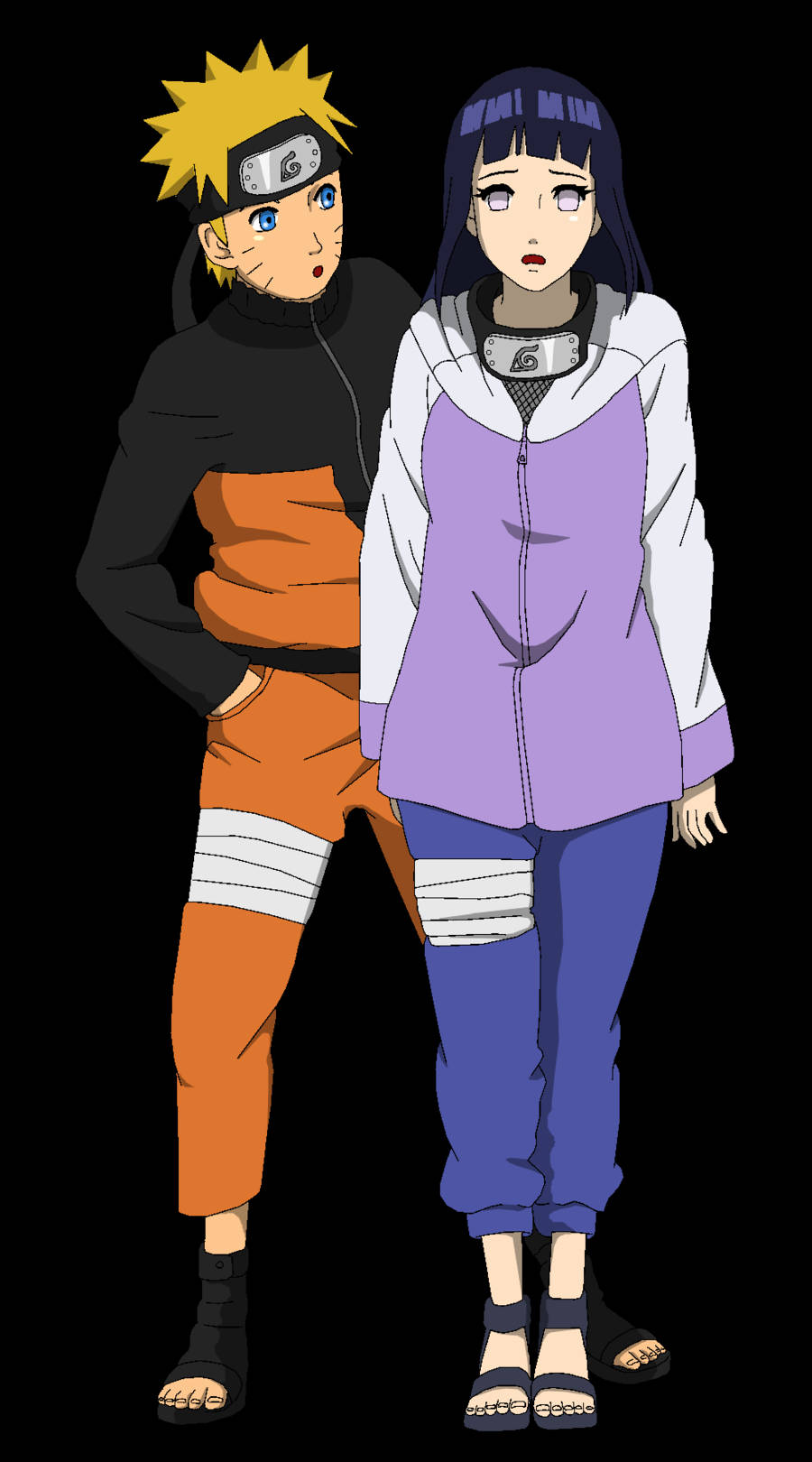 Naruto y Hinata Minimalista Fondos de pantalla