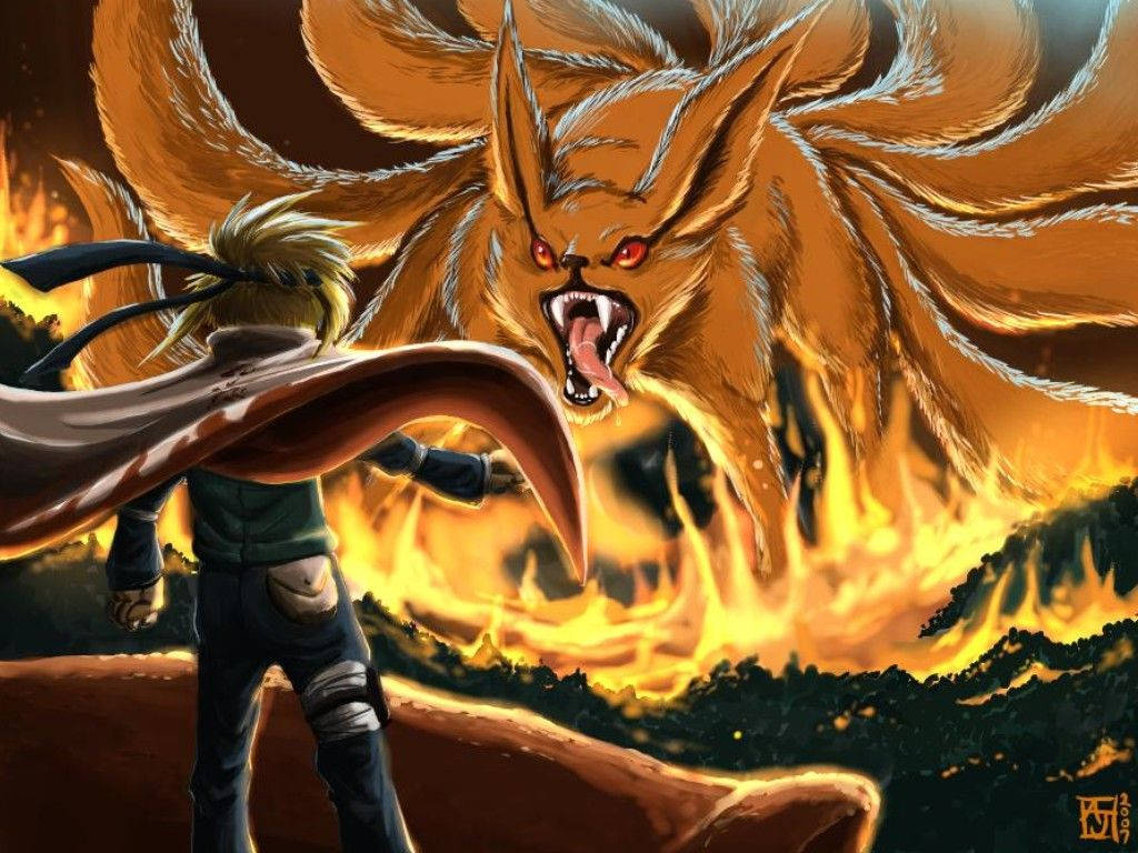 Naruto y Kurama geniales