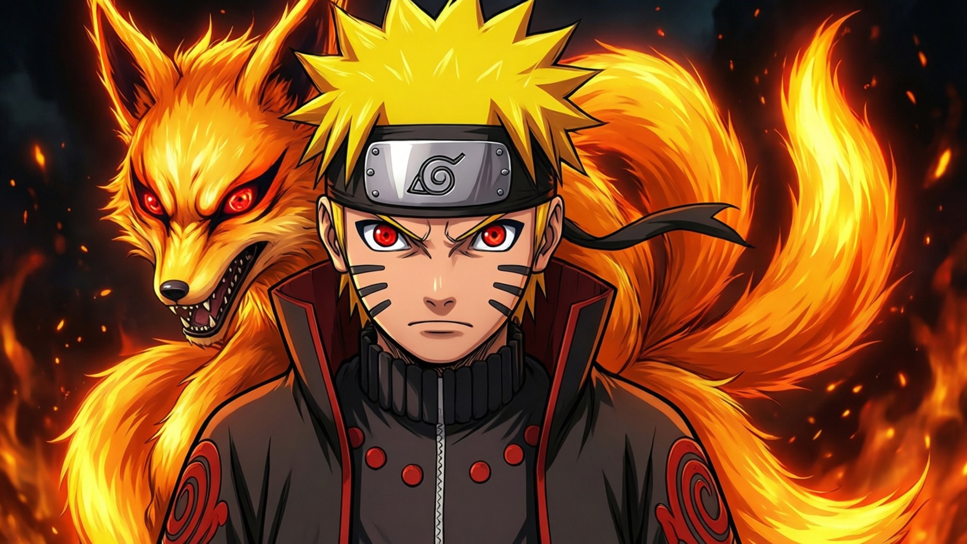 Naruto y Kurama Juntos Fondos de pantalla