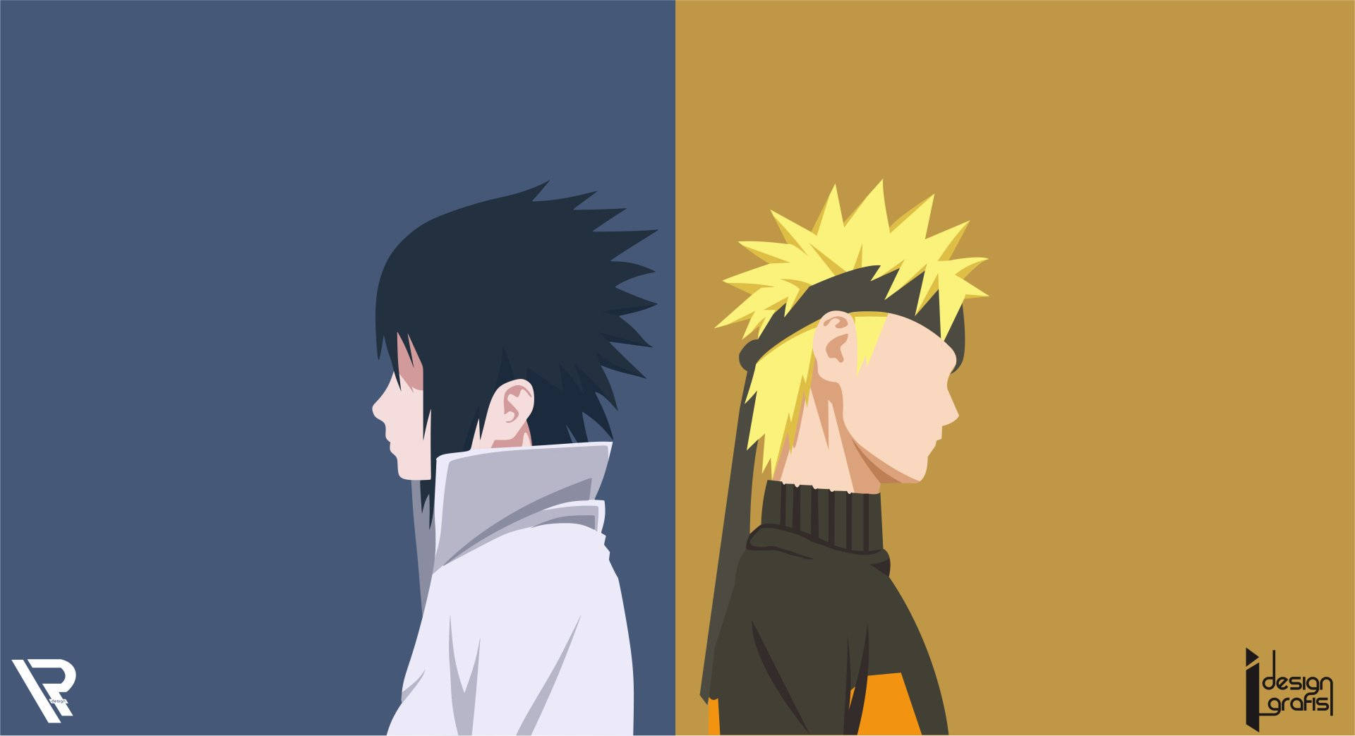Naruto y Sasuke Banner Fondos de pantalla