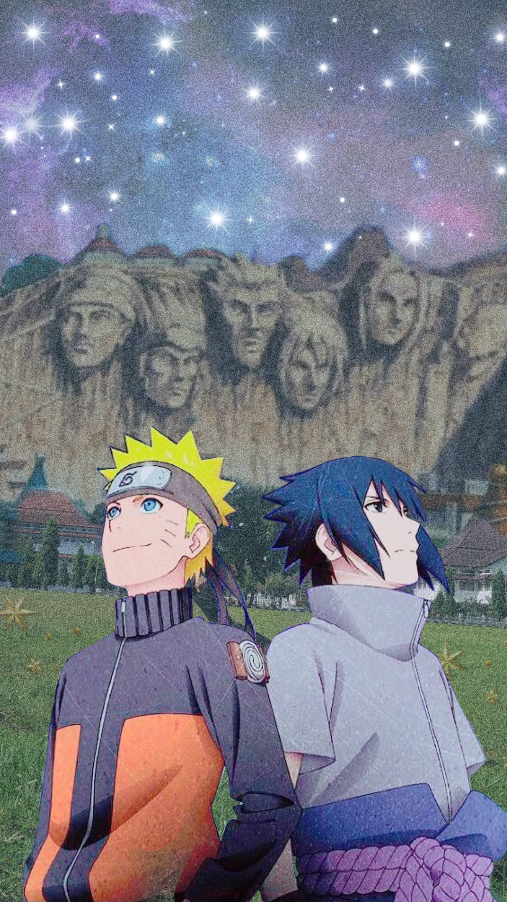 Naruto y Sasuke de Konoha Fondos de pantalla