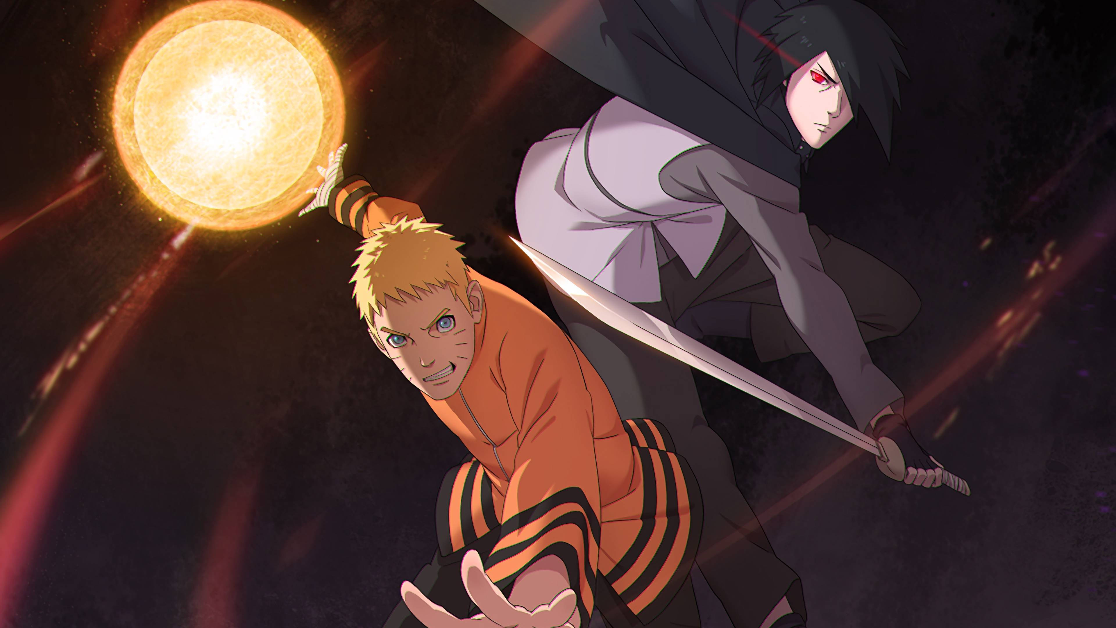 Naruto y Sasuke Versión Adulta Fondos de pantalla