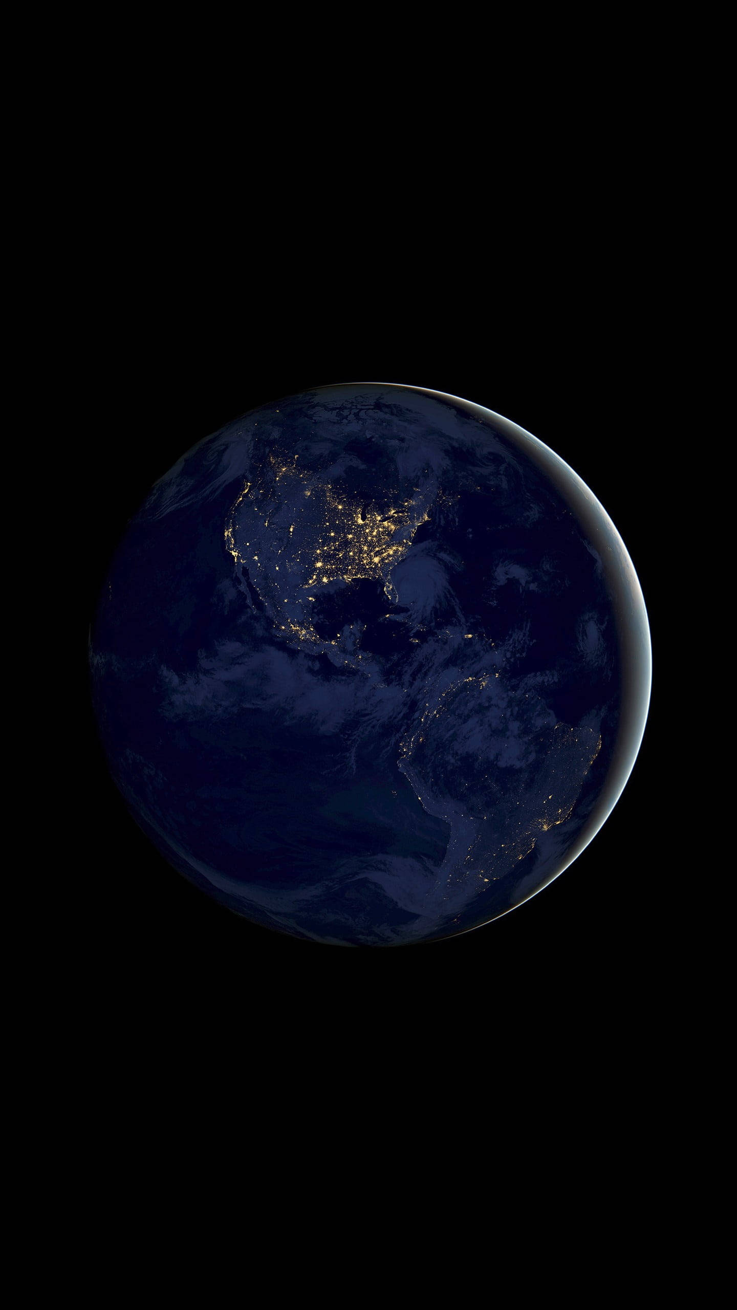 NASA iPhone Noche Tierra Fondos de pantalla