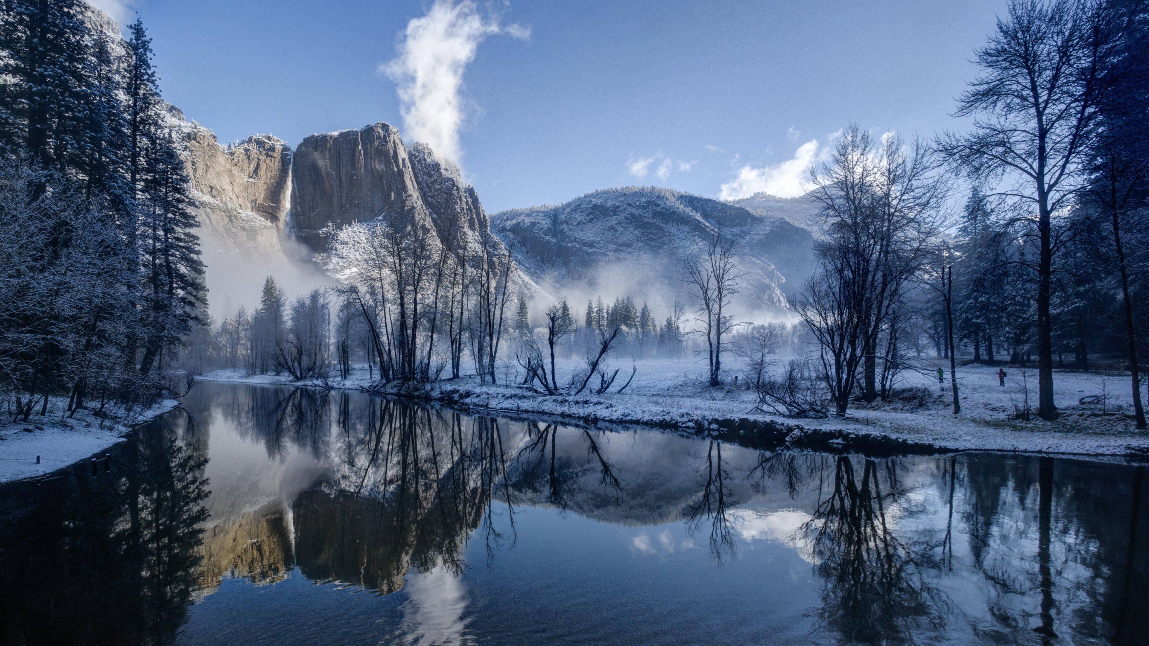 Naturaleza en Hielo 4K Fondos de pantalla