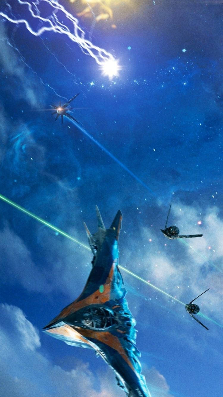 Nave Espacial Milano de Guardianes de la Galaxia en 4K Fondos de pantalla