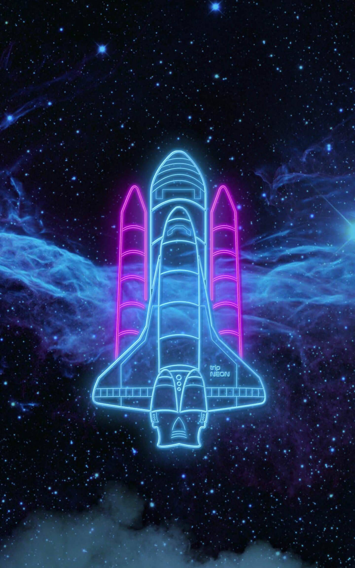 Nave Espacial Neón Fondos de pantalla