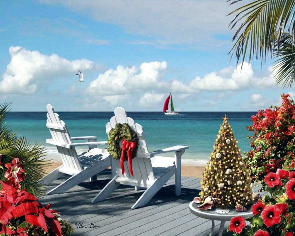 Navidad Australiana Playa Relajante Fondos de pantalla