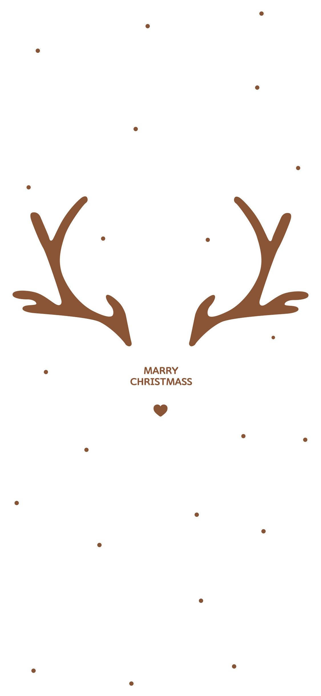 Navidad Sencilla y Linda para iPhone Feliz Navidad Fondos de pantalla