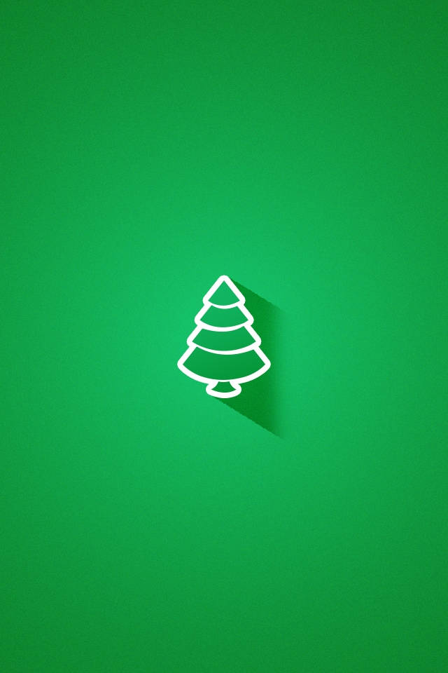 Navidad Verde Simple Fondos de pantalla