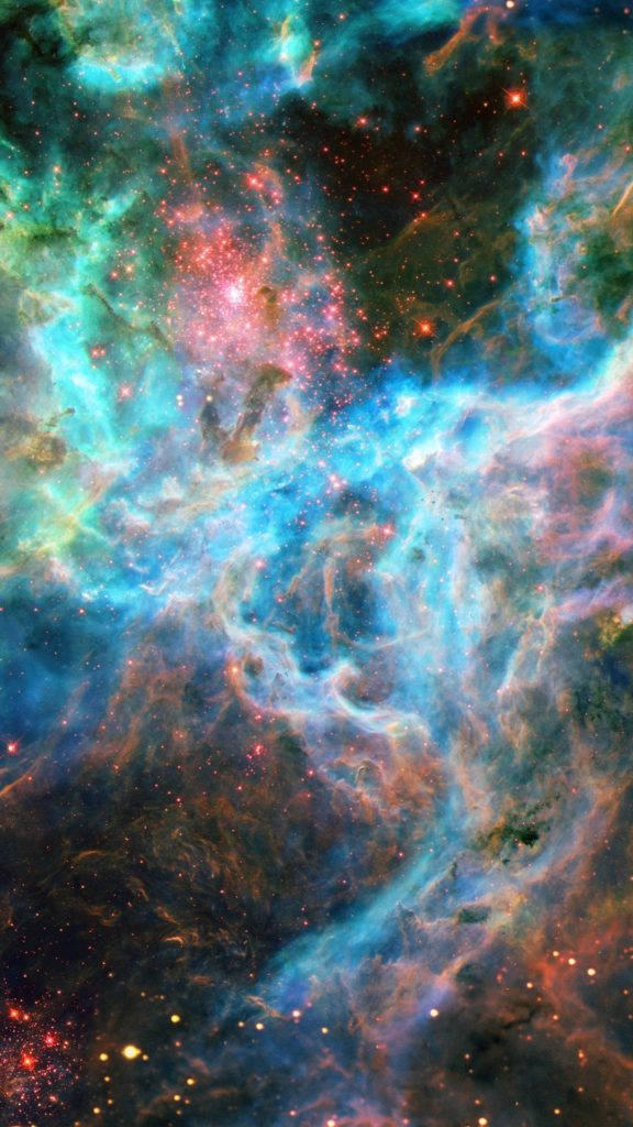 Nebulosa Colorida en Full HD para Teléfono Fondos de pantalla