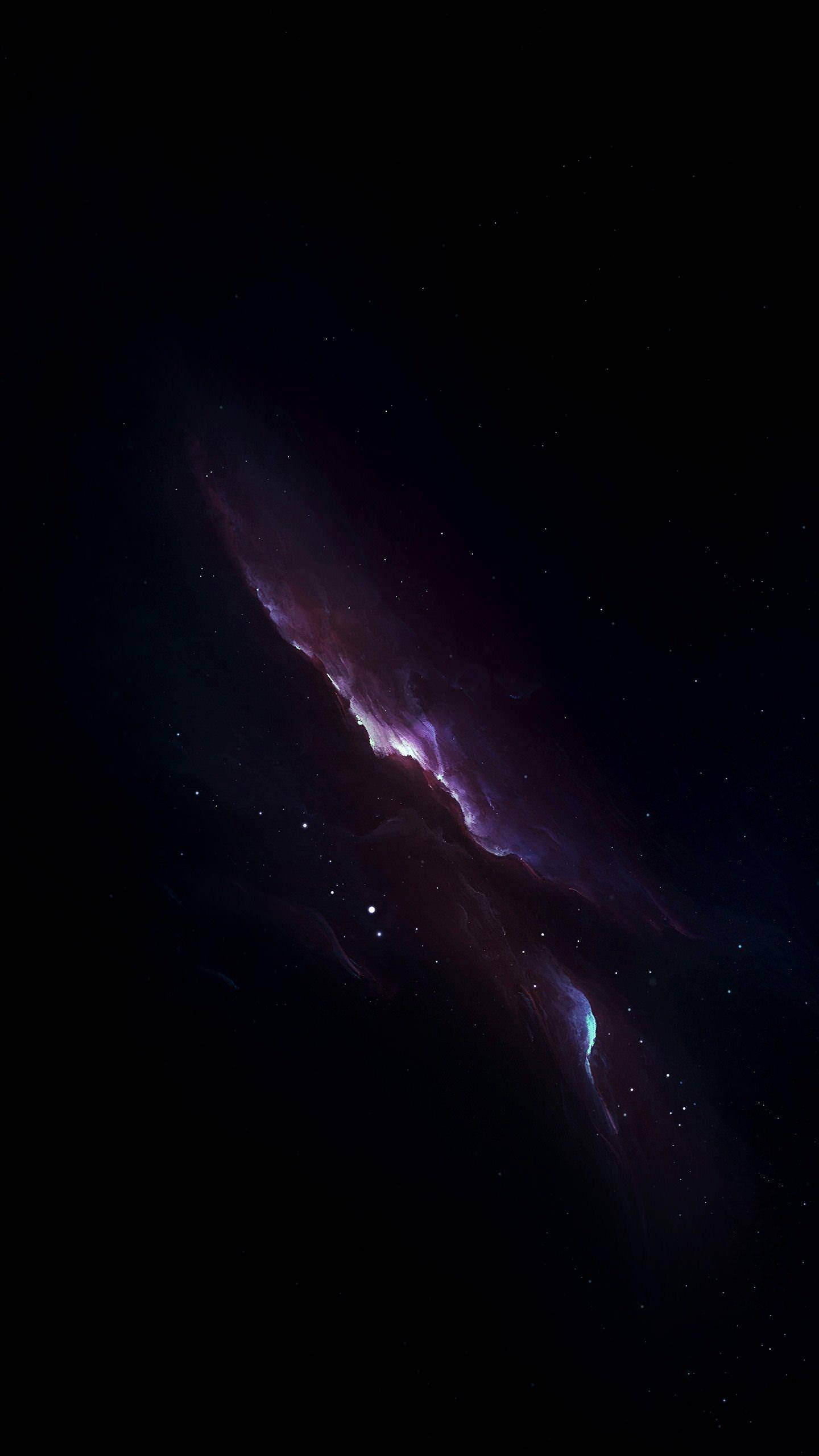 Nebulosa Púrpura OLED para iPhone XS Max Fondos de pantalla