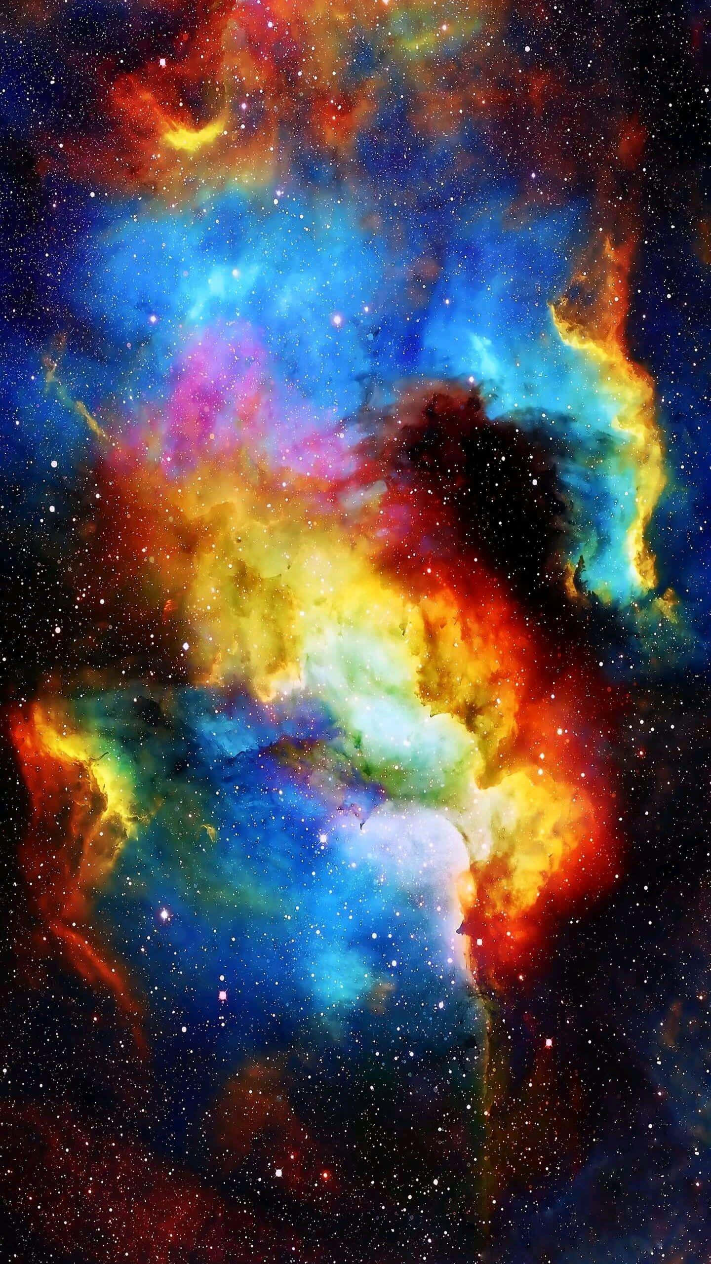 Nebulosa Vívida en Fondo de Galaxia Espacial Fondos de pantalla