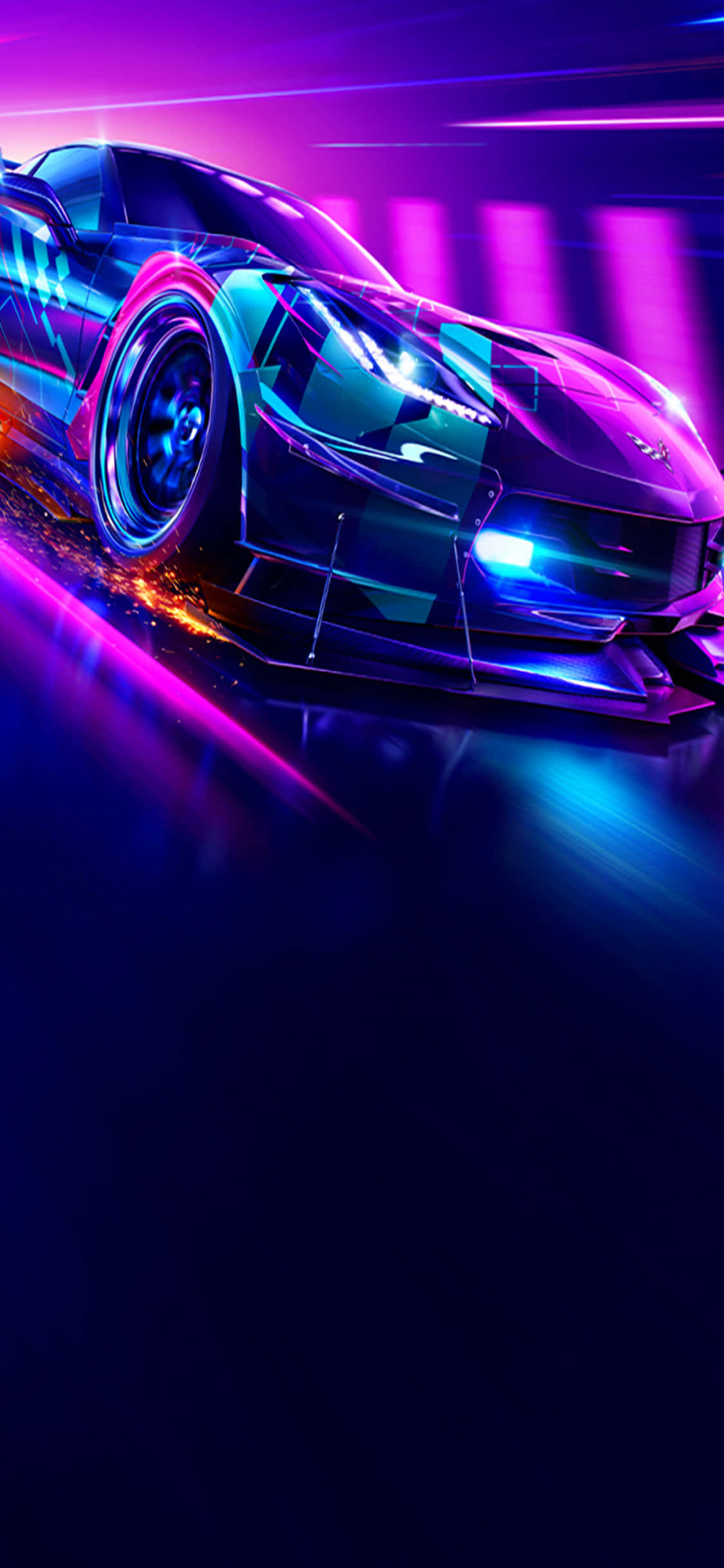 Need for Speed Heat enciende la escena de carreras en iPhone Xs Fondos de pantalla