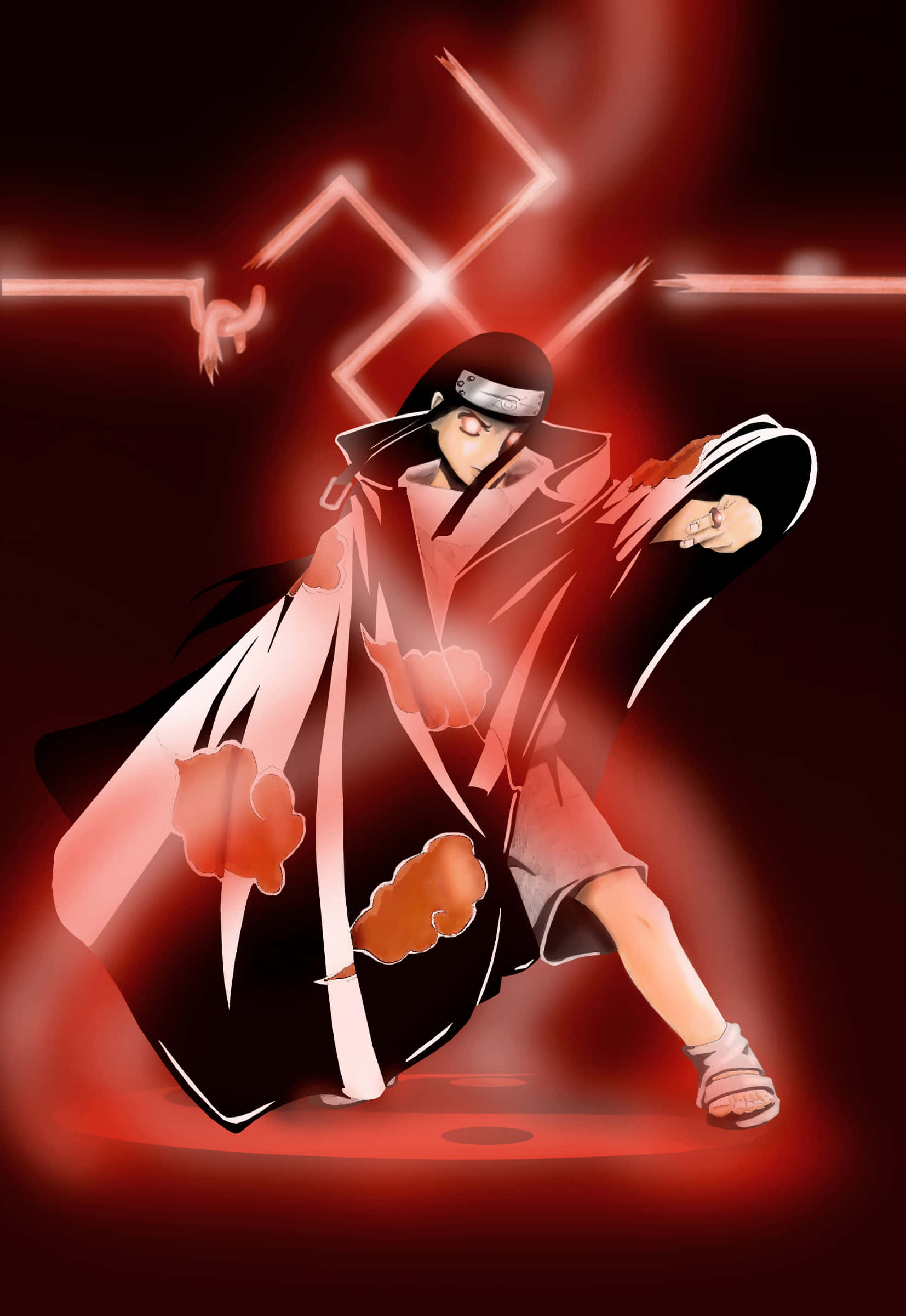 Neji Hyuga resplandeciente del Akatsuki Fondos de pantalla