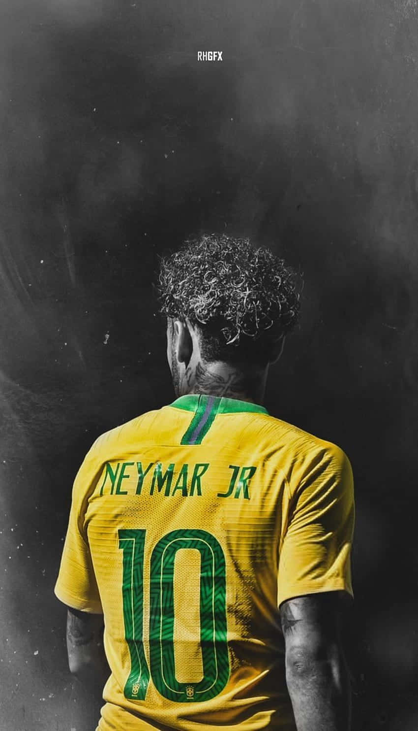 Neymar celebra con la Selección de Brasil Fondos de pantalla