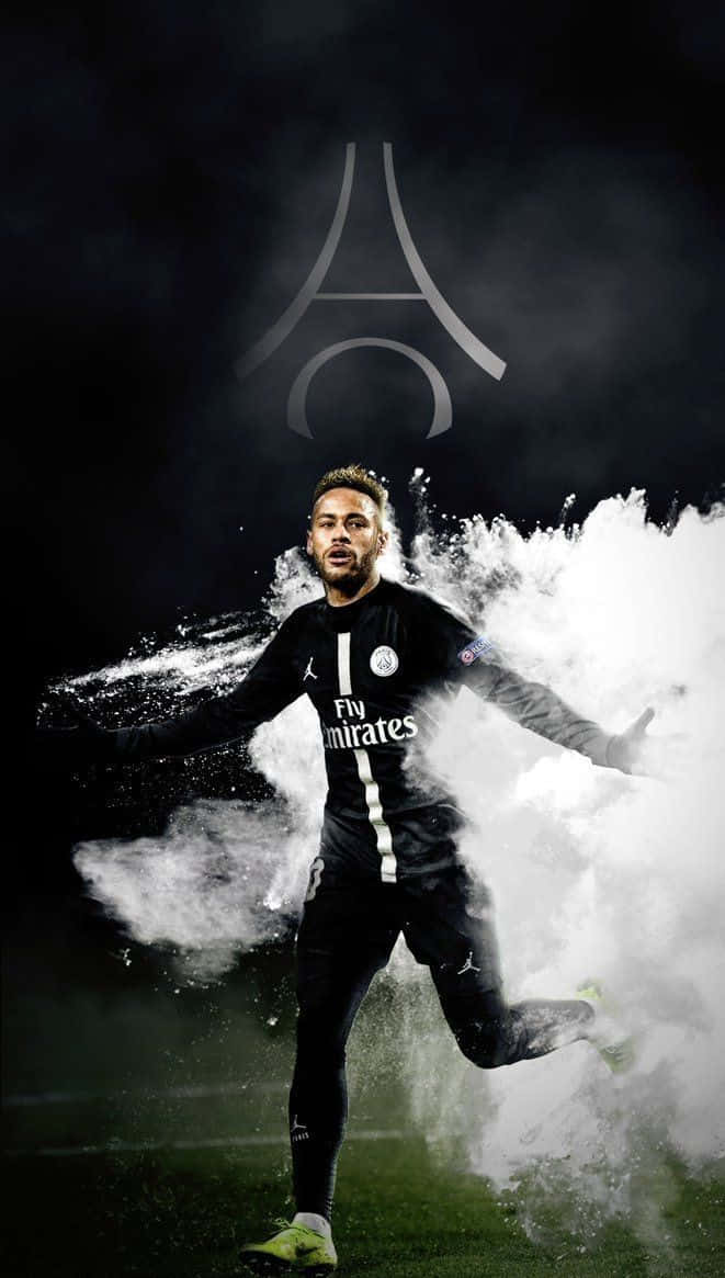 Neymar celebra un gol con una muestra apasionada de emoción. Fondos de pantalla
