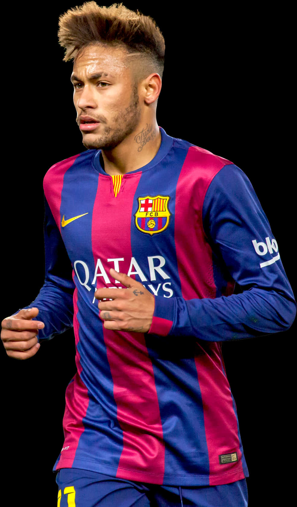 Neymar en acción con el Barcelona Fondos de pantalla